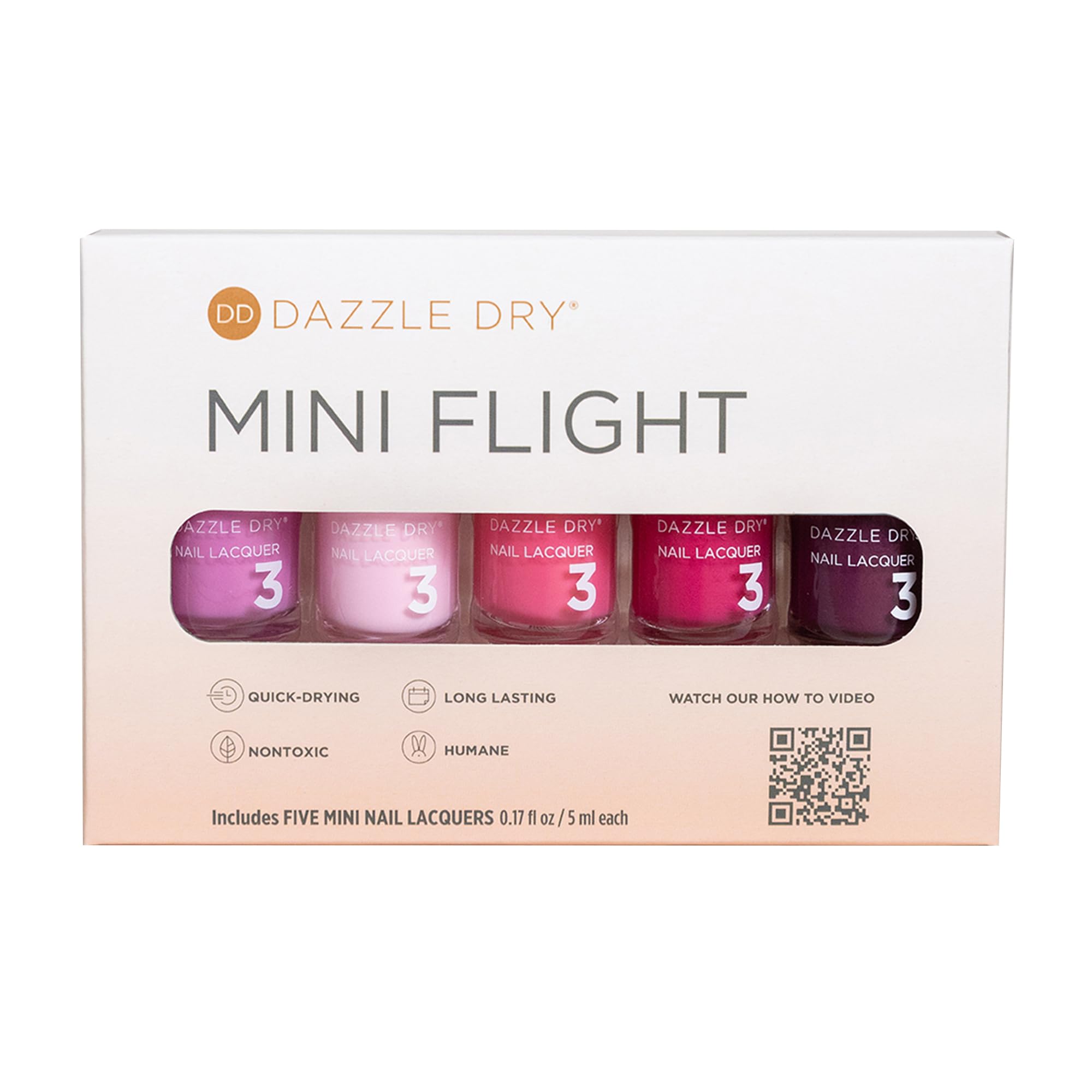 Foto 2 pulgar | Set De Laca De Uñas Dazzle Dry Mini Flight Coronado Con 5 Lacas - Venta Internacional.