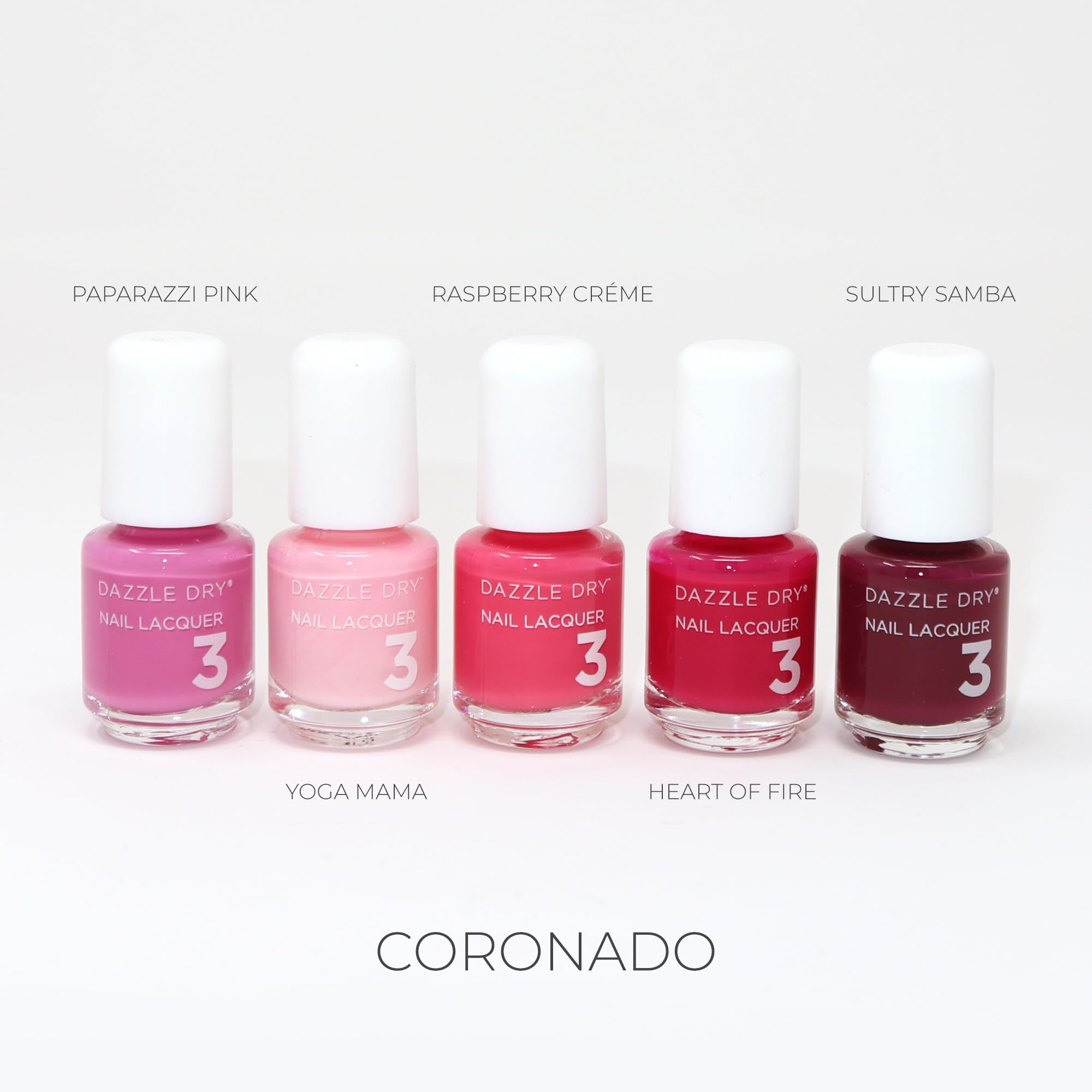 Foto 3 pulgar | Set De Laca De Uñas Dazzle Dry Mini Flight Coronado Con 5 Lacas - Venta Internacional.