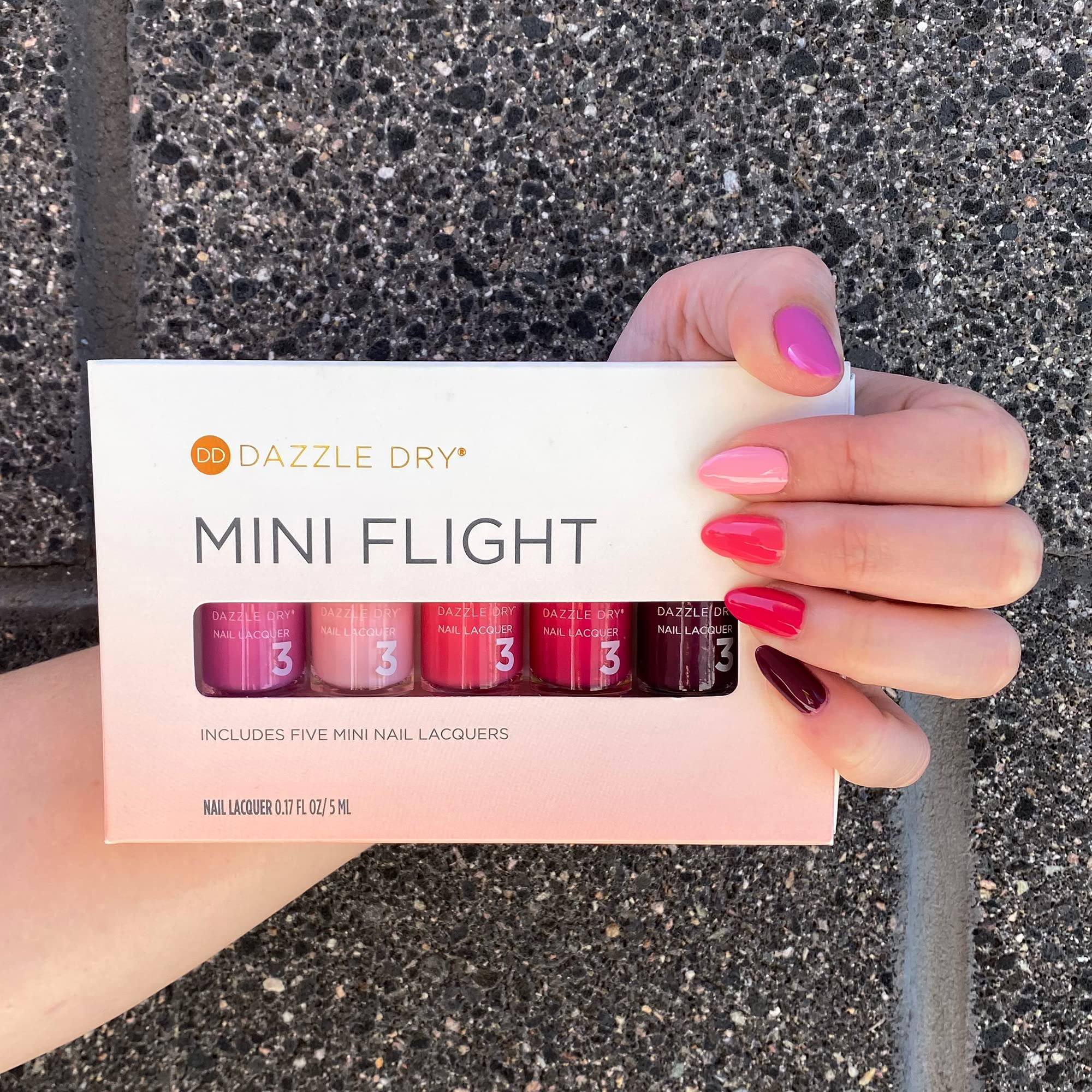 Foto 4 pulgar | Set De Laca De Uñas Dazzle Dry Mini Flight Coronado Con 5 Lacas - Venta Internacional.