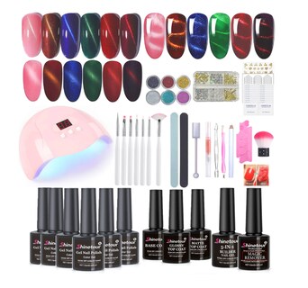 Foto 1 | 21 Kit Esmaltes Xtellar Uñas+ Lámpara Uñas Sun Led/uv+base+top+tools