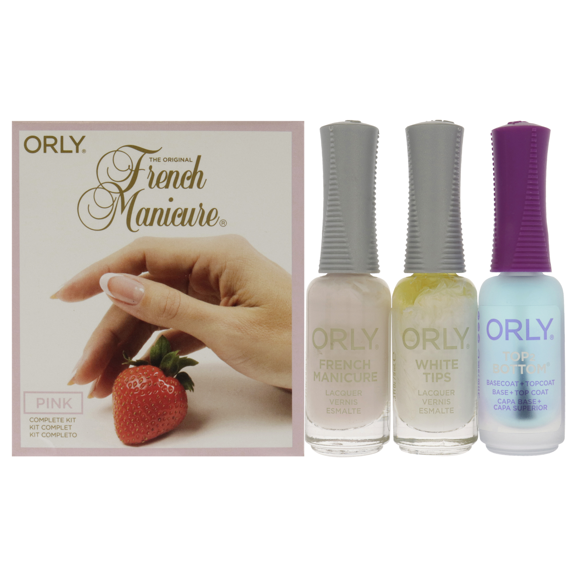 Foto 2 pulgar | Kit De Manicura Orly The Original French Pink 4 Piezas - Venta Internacional.