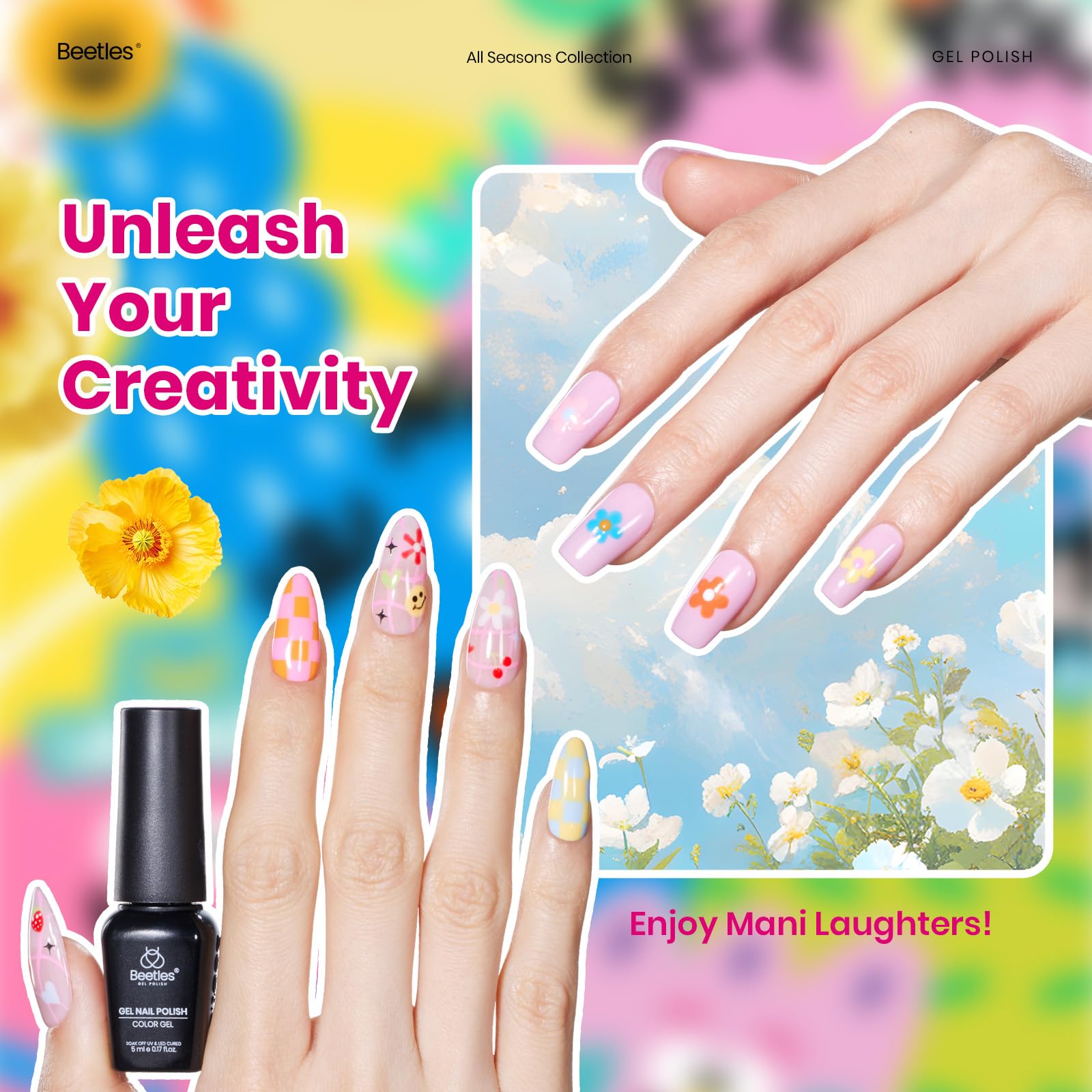 Foto 2 | Set De Esmaltes De Uñas En Gel Beetles Summer  25 Colores  32 Unidades - Venta Internacional.