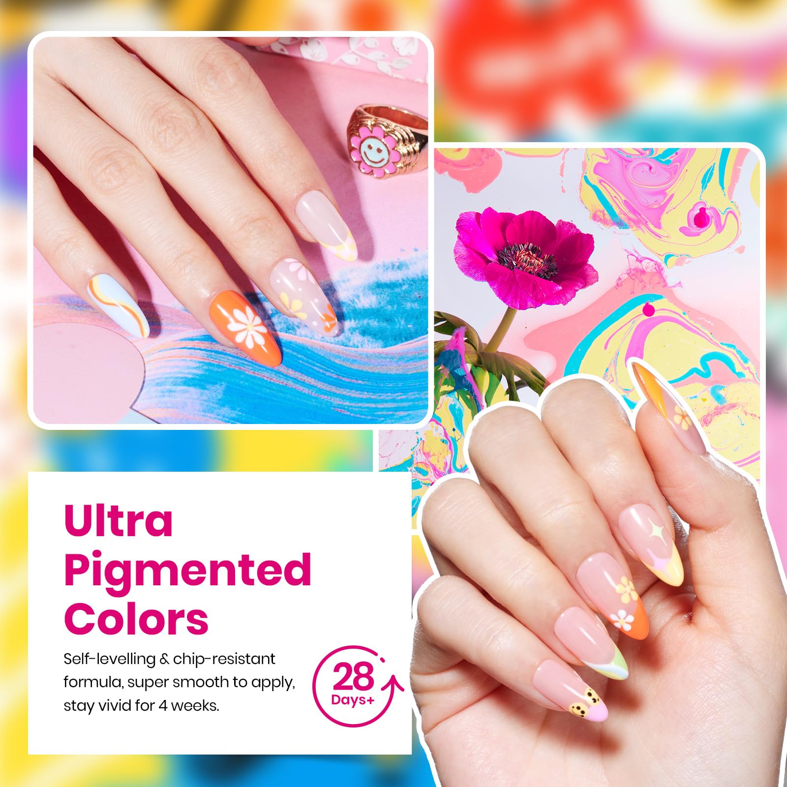 Foto 4 pulgar | Set De Esmaltes De Uñas En Gel Beetles Summer  25 Colores  32 Unidades - Venta Internacional.