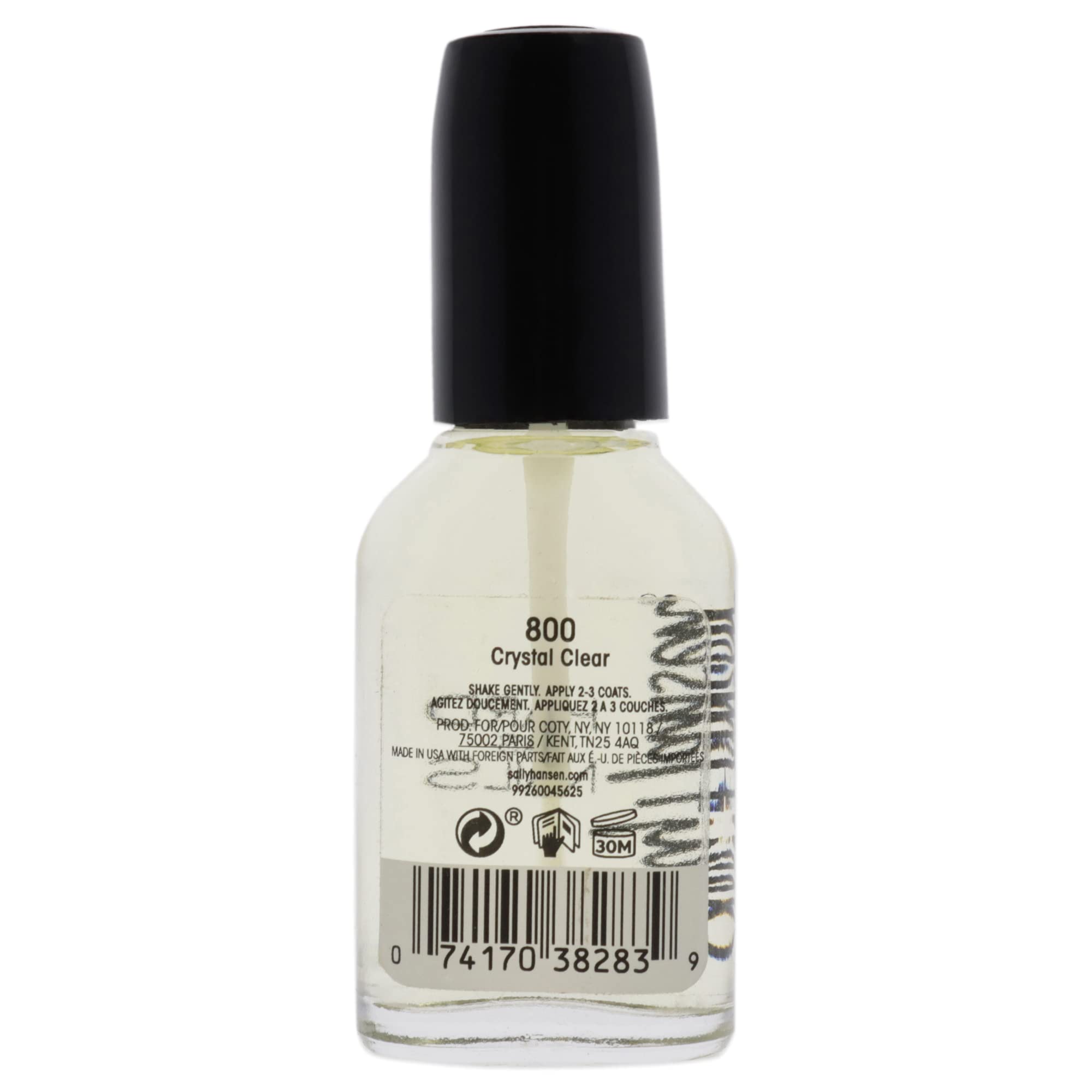 Foto 2 | Esmalte De Uñas Sally Hansen Hard As Nails Crystal Clear 13 Ml - Venta Internacional.