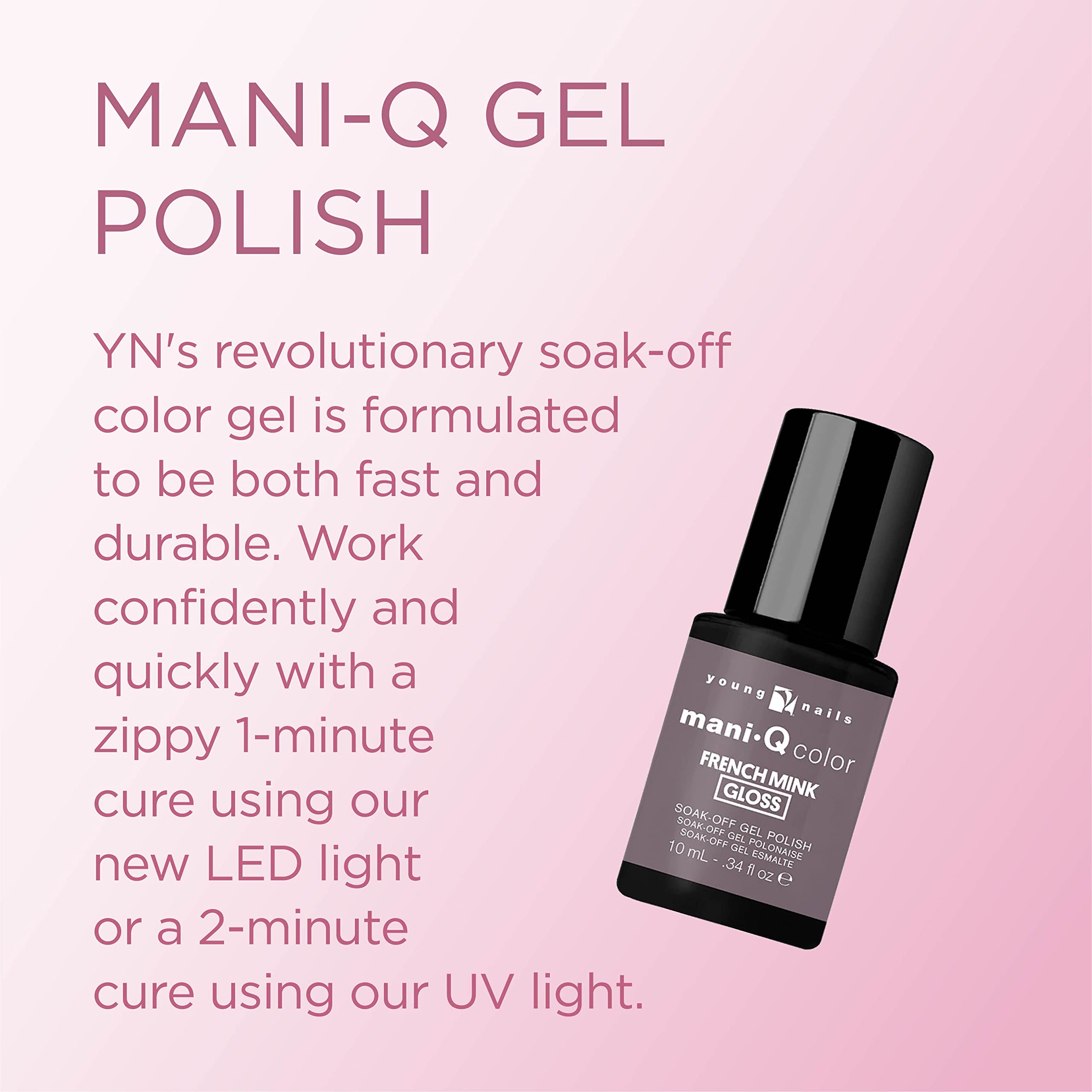 Foto 3 pulgar | Esmalte En Gel Young Nails Mani-q Para Uñas Naturales/artificiales  10 Ml - Venta Internacional.