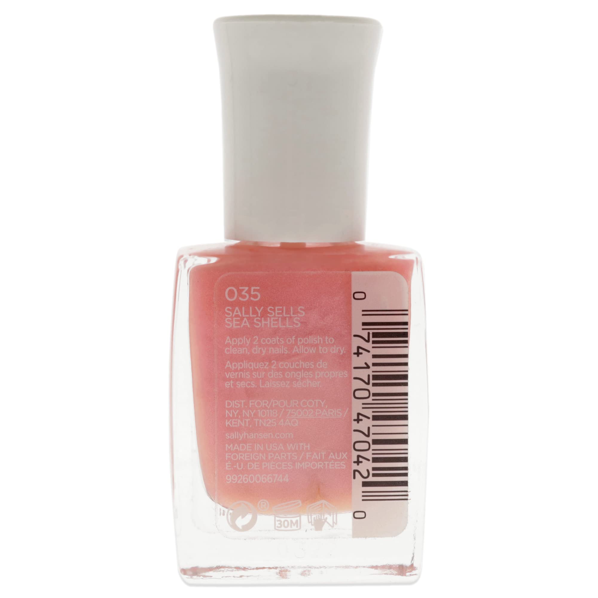 Foto 3 pulgar | Esmalte De Uñas Sally Hansen Mega Strength Sally Vende Conchas Marinas - Venta Internacional.
