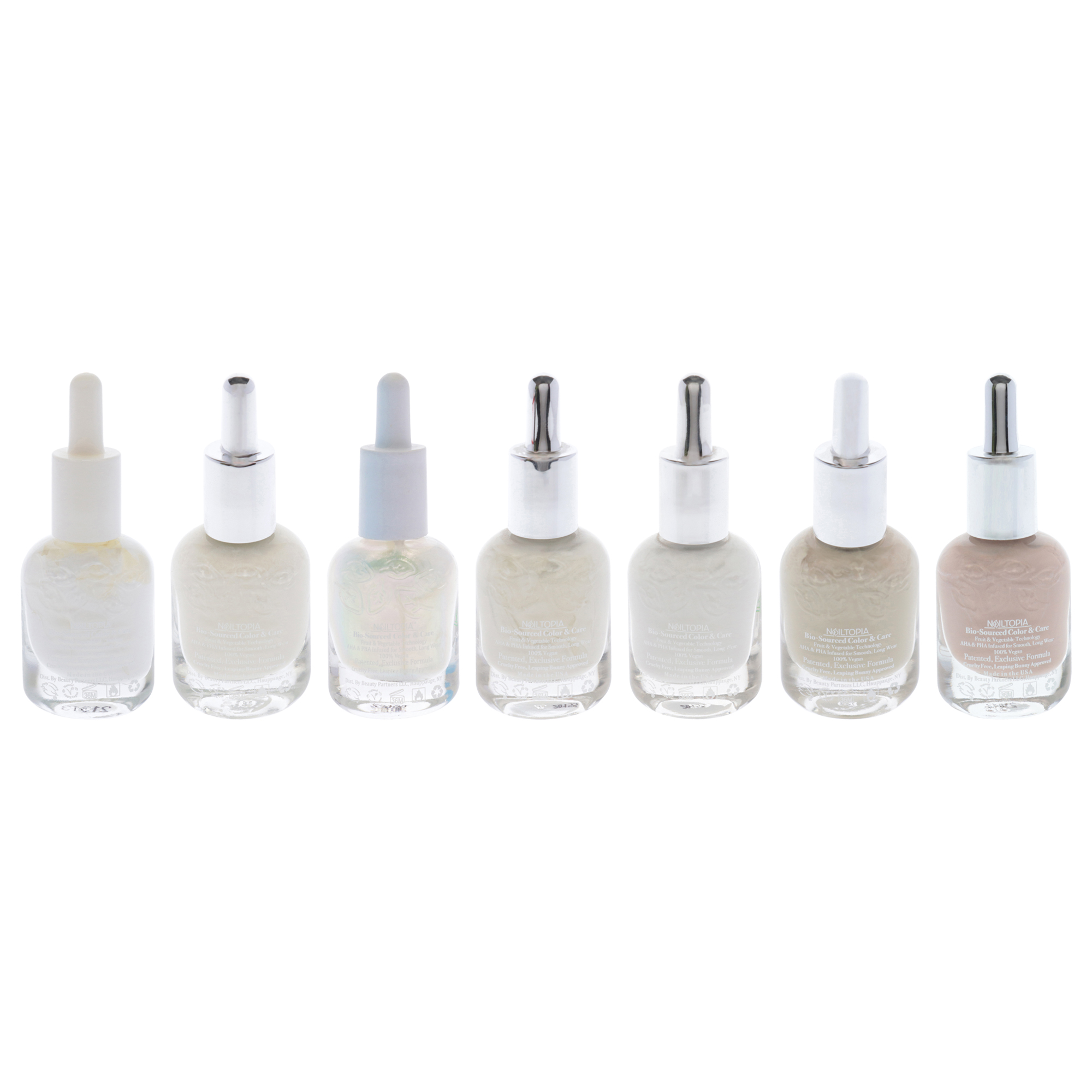 Foto 2 | Kit De Laca De Uñas Nailtopia De Origen Biológico  Sin Astillas  7 X 12 Ml - Venta Internacional.