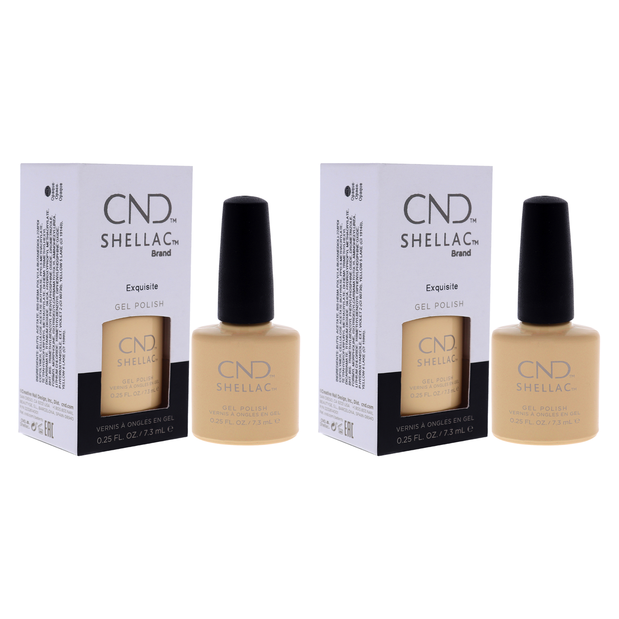 Foto 4 pulgar | Esmalte De Uñas Cnd Shellac Exquisite  Paquete De 2 - Venta Internacional.