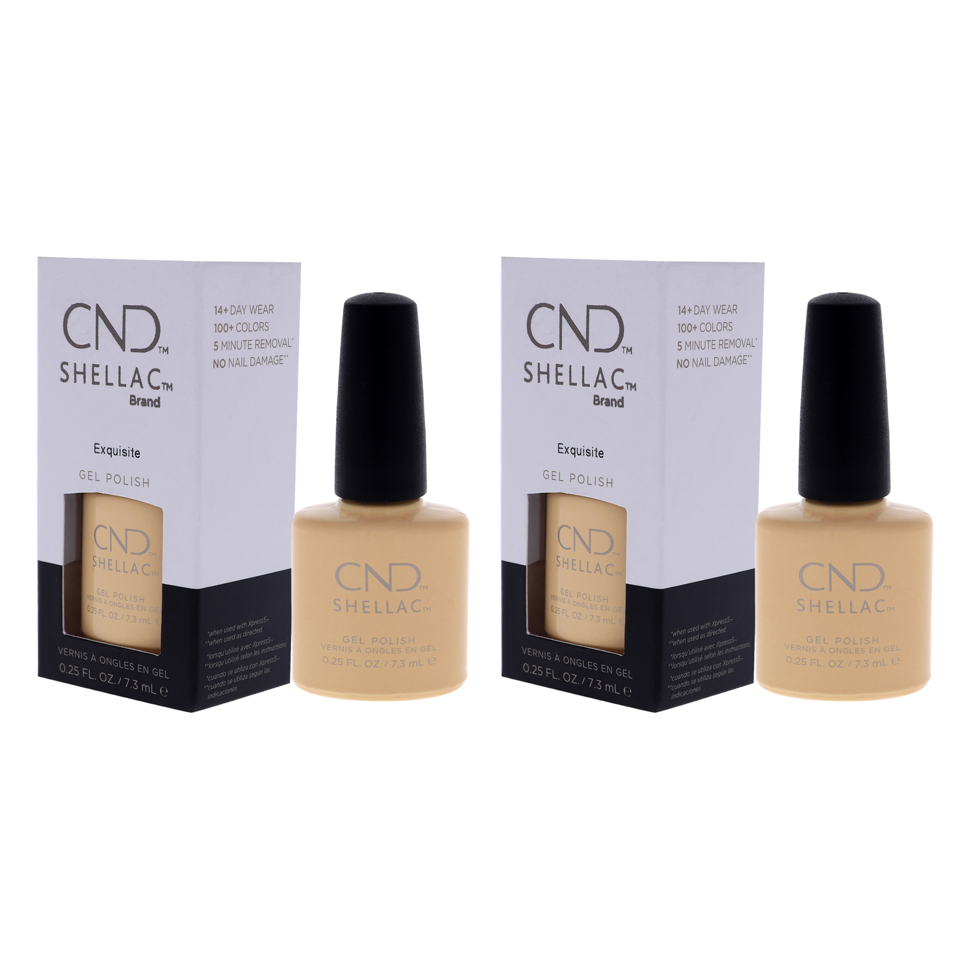 Foto 4 | Esmalte De Uñas Cnd Shellac Exquisite  Paquete De 2 - Venta Internacional.