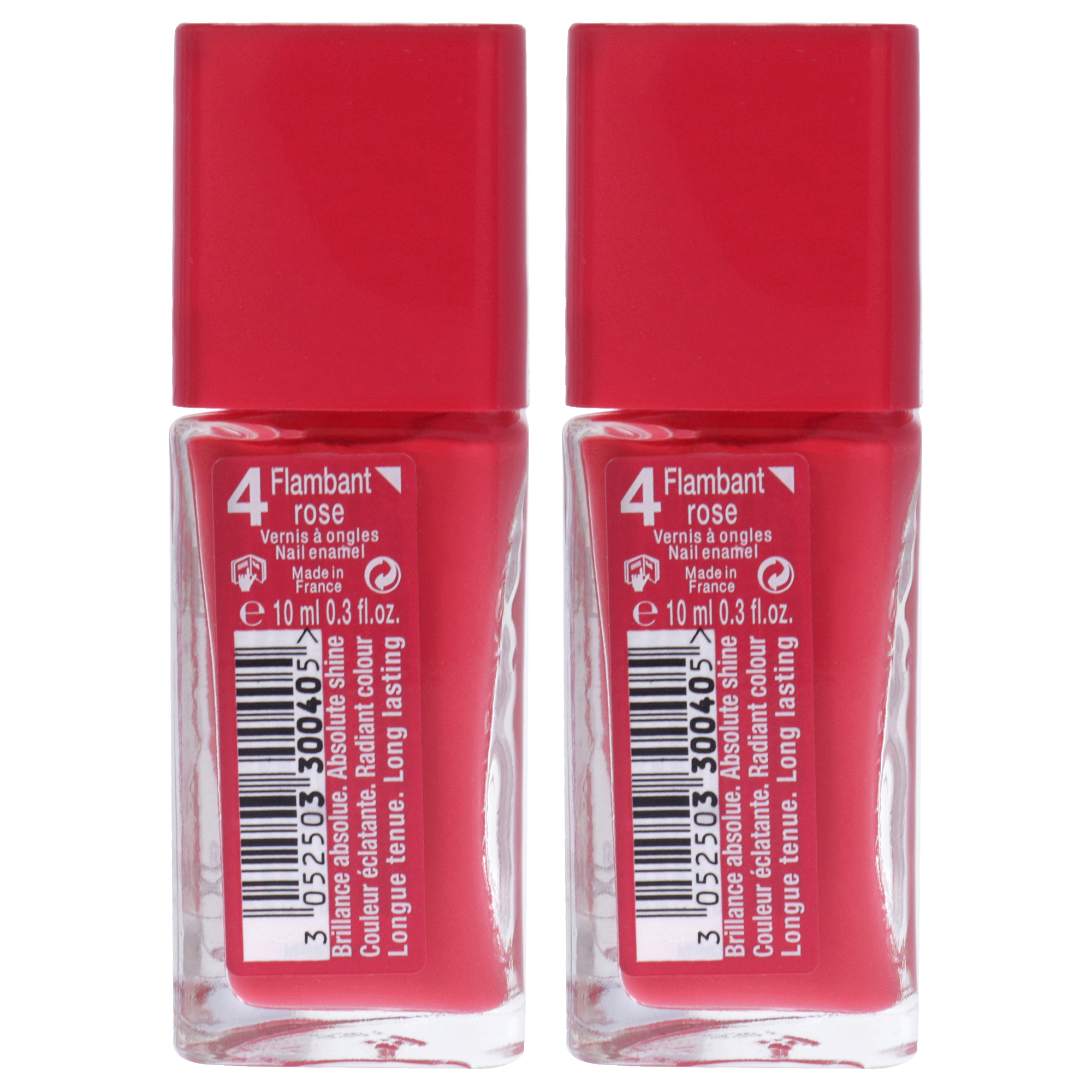 Foto 3 pulgar | Esmalte De Uñas Bourjois La Laque 04 Flambant Rose  Paquete De 2 - Venta Internacional.