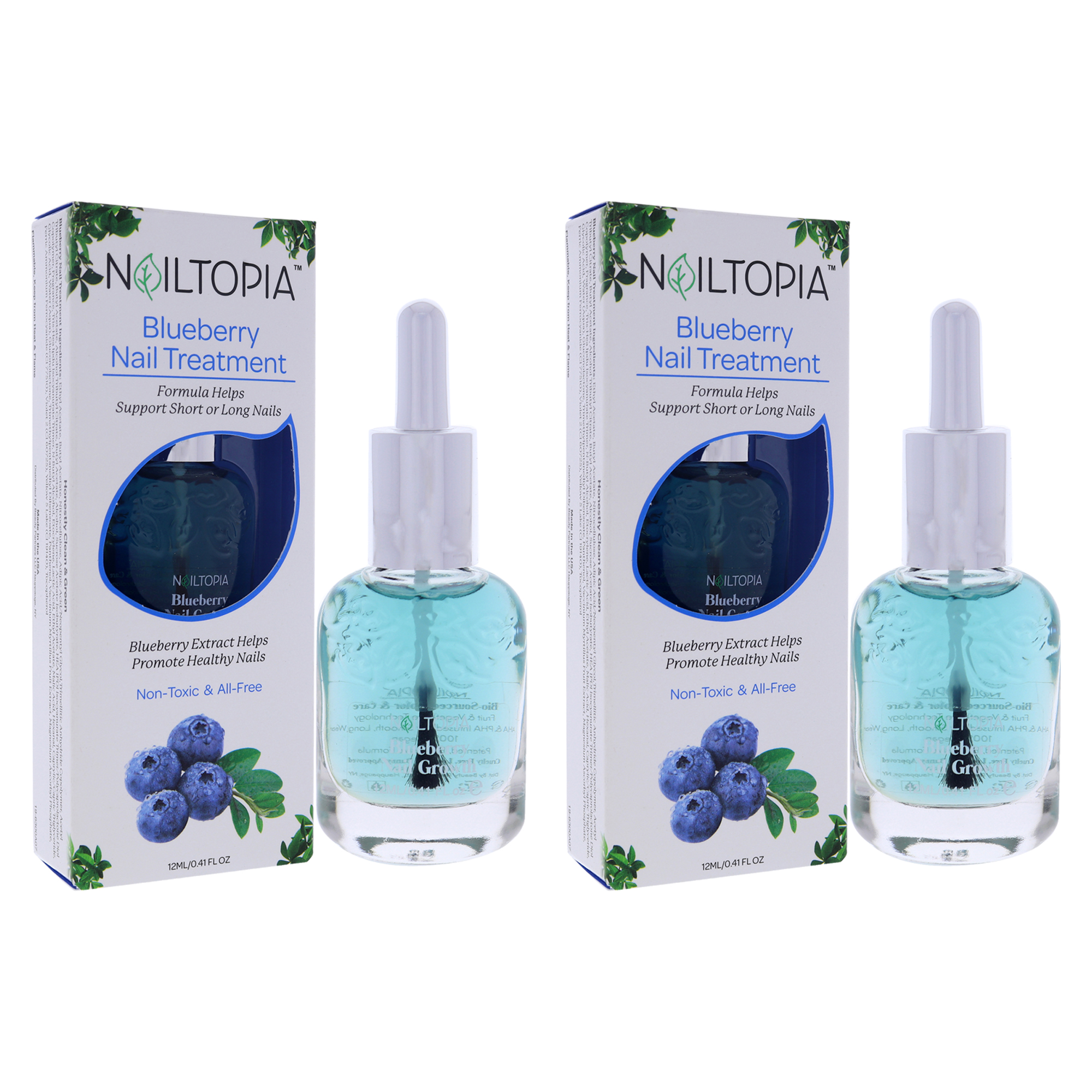 Foto 3 | Tratamiento De Uñas Nailtopia Blueberry  Paquete De 2 - Venta Internacional.