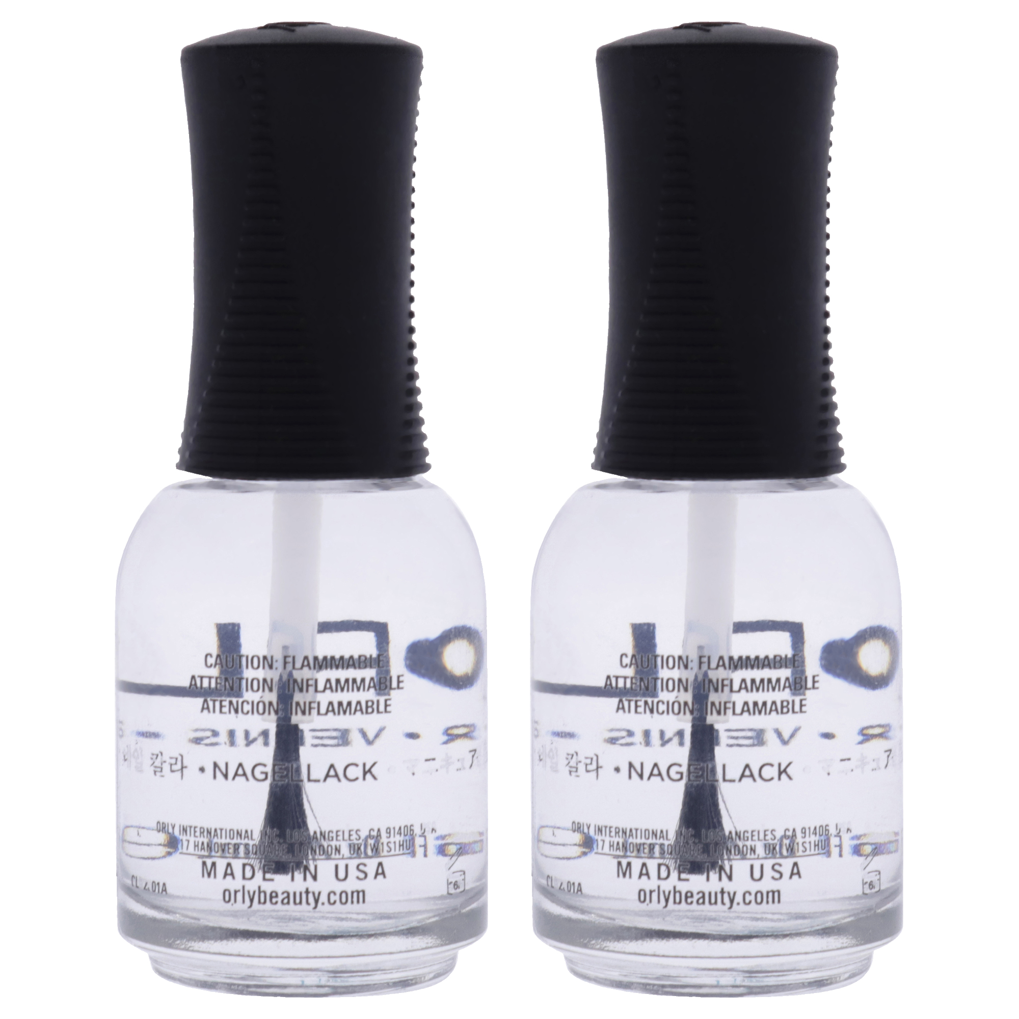 Foto 2 | Esmalte De Uñas Orly Sealon Topcoat 20065 Resistente A Las Roturas  Paquete De 2 - Venta Internacional.