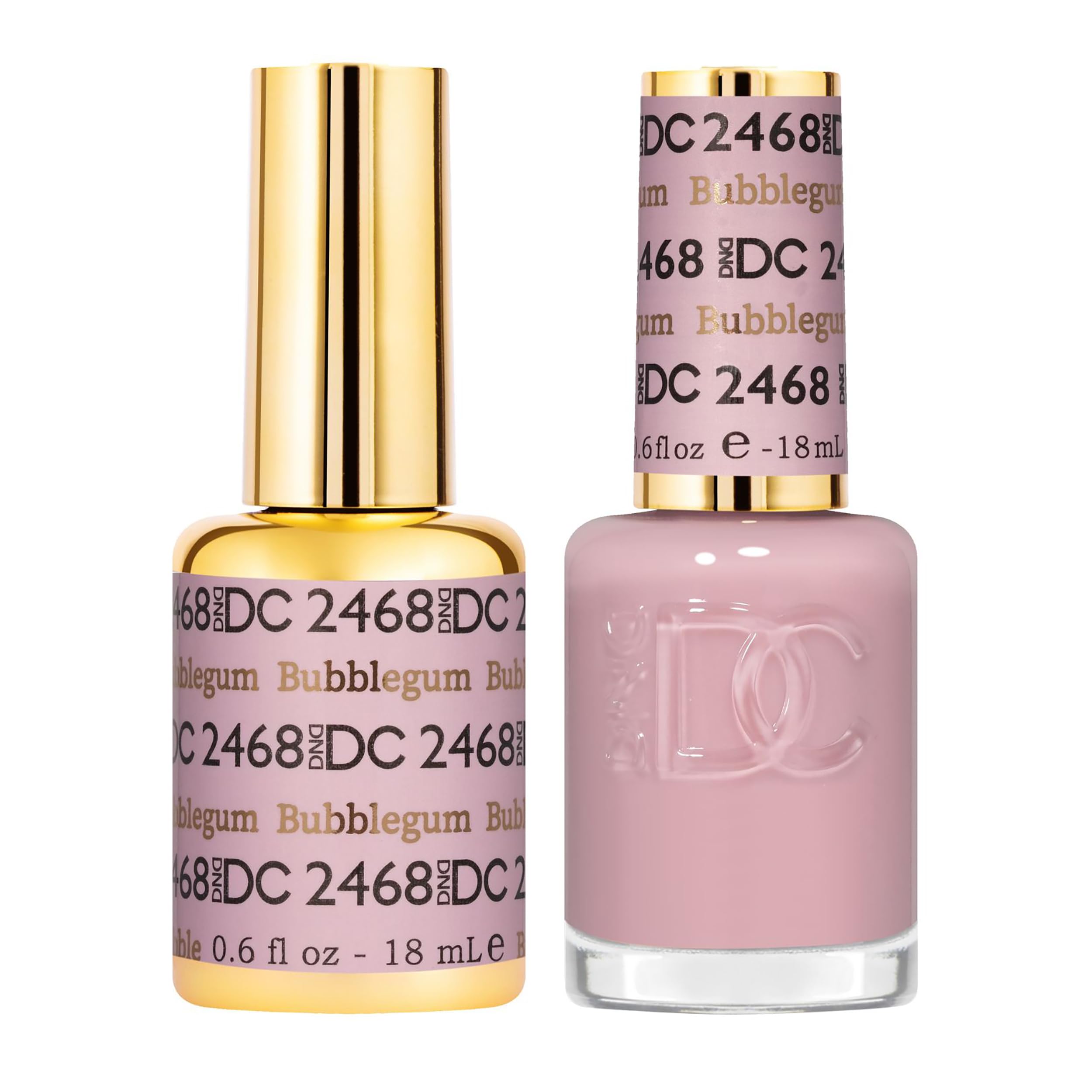 Set De Esmaltes De Uñas Dnd Dc Sheer Collection Bubblegum 15 Ml X2 - Venta Internacional.