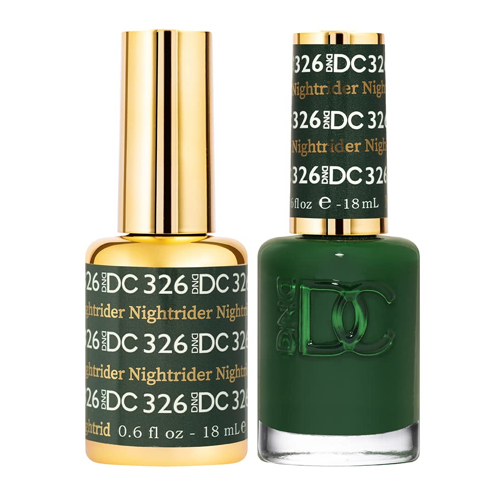 Set De Esmaltes De Uñas Dnd Dc Green Collection 15 Ml Nightrider - Venta Internacional.