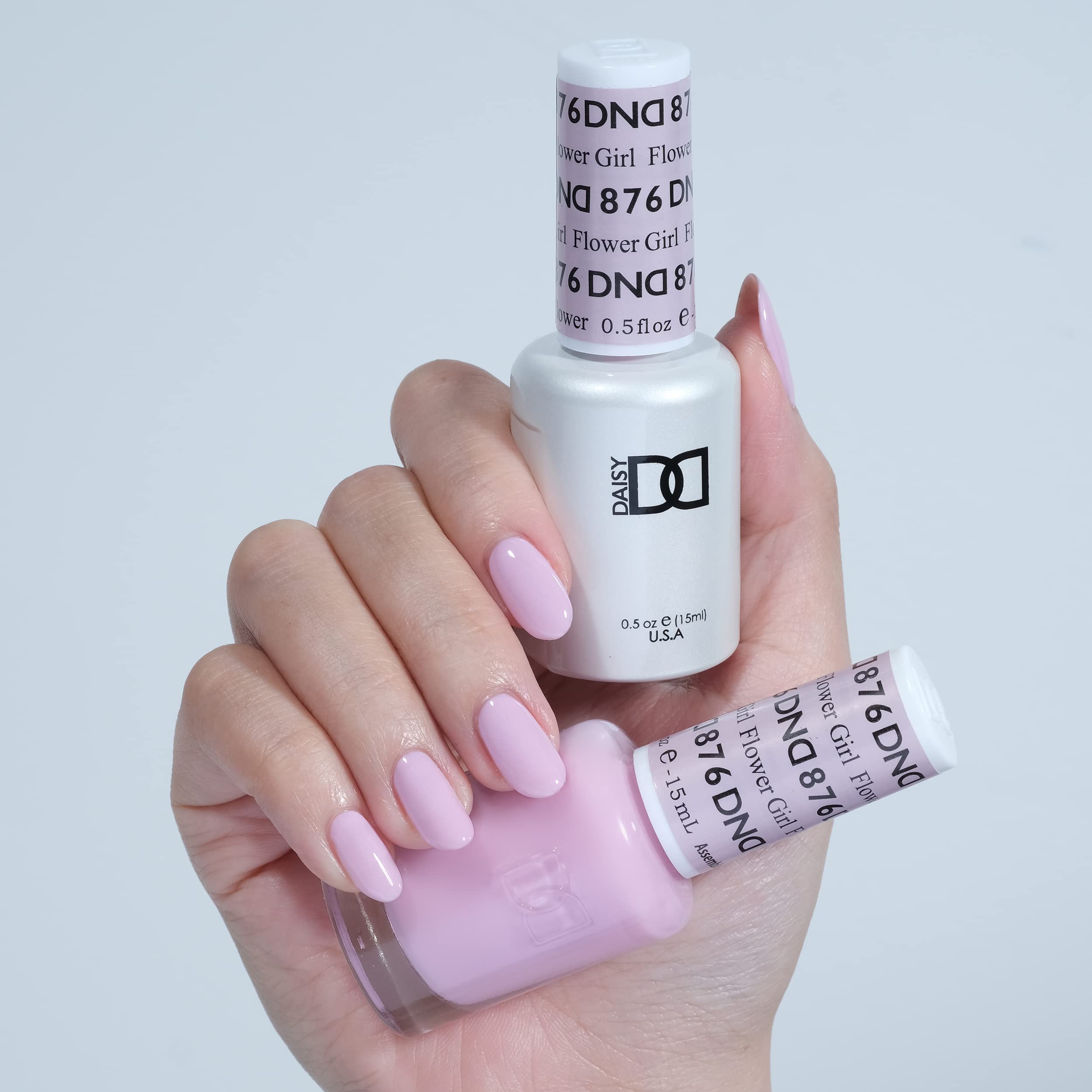 Foto 2 | Set De Esmaltes En Gel Daisy Dnd Sheer Collection 876 Flower Girl - Venta Internacional.
