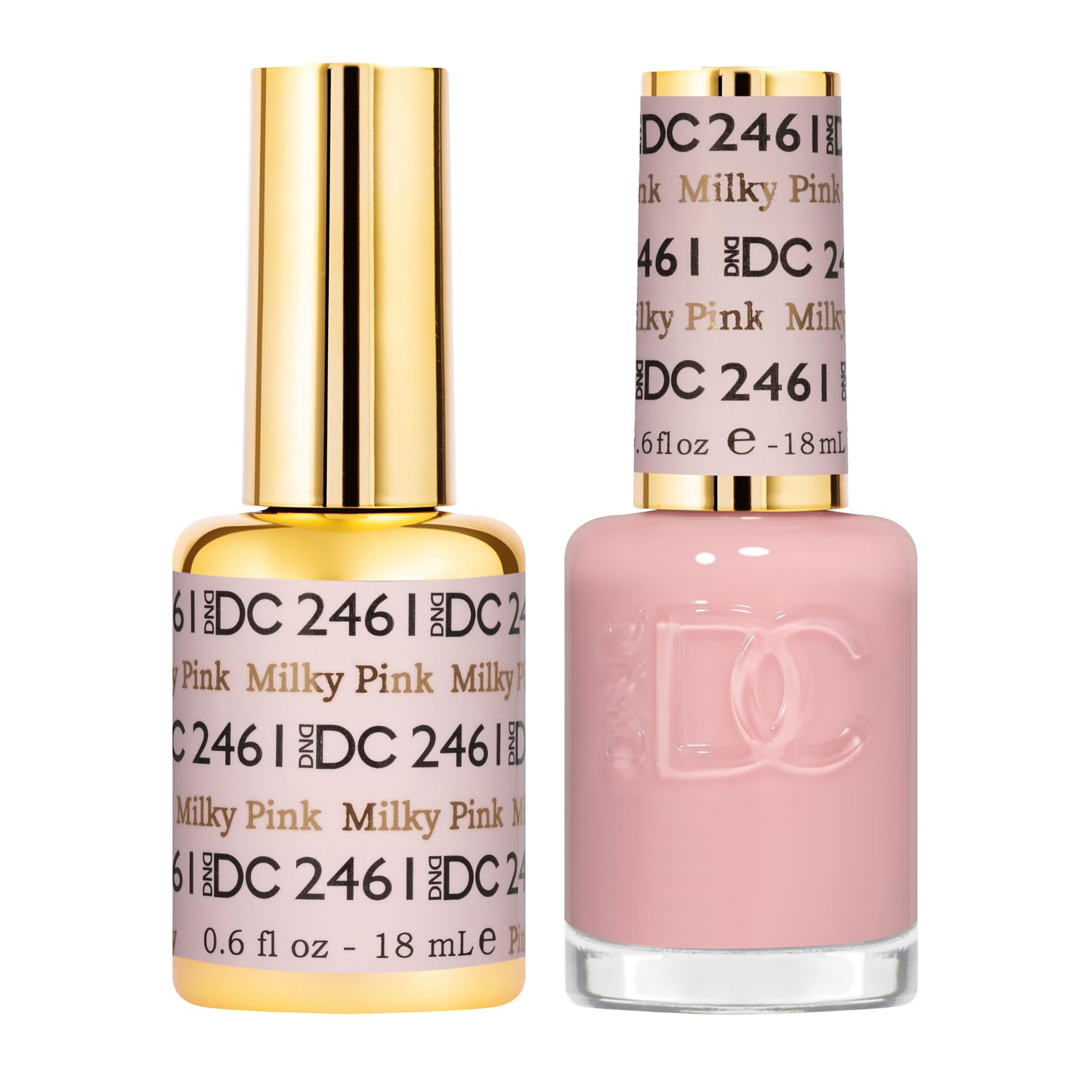 Set De Esmaltes De Uñas Dnd Dc Sheer Collection Milky Pink 15 Ml - Venta Internacional.