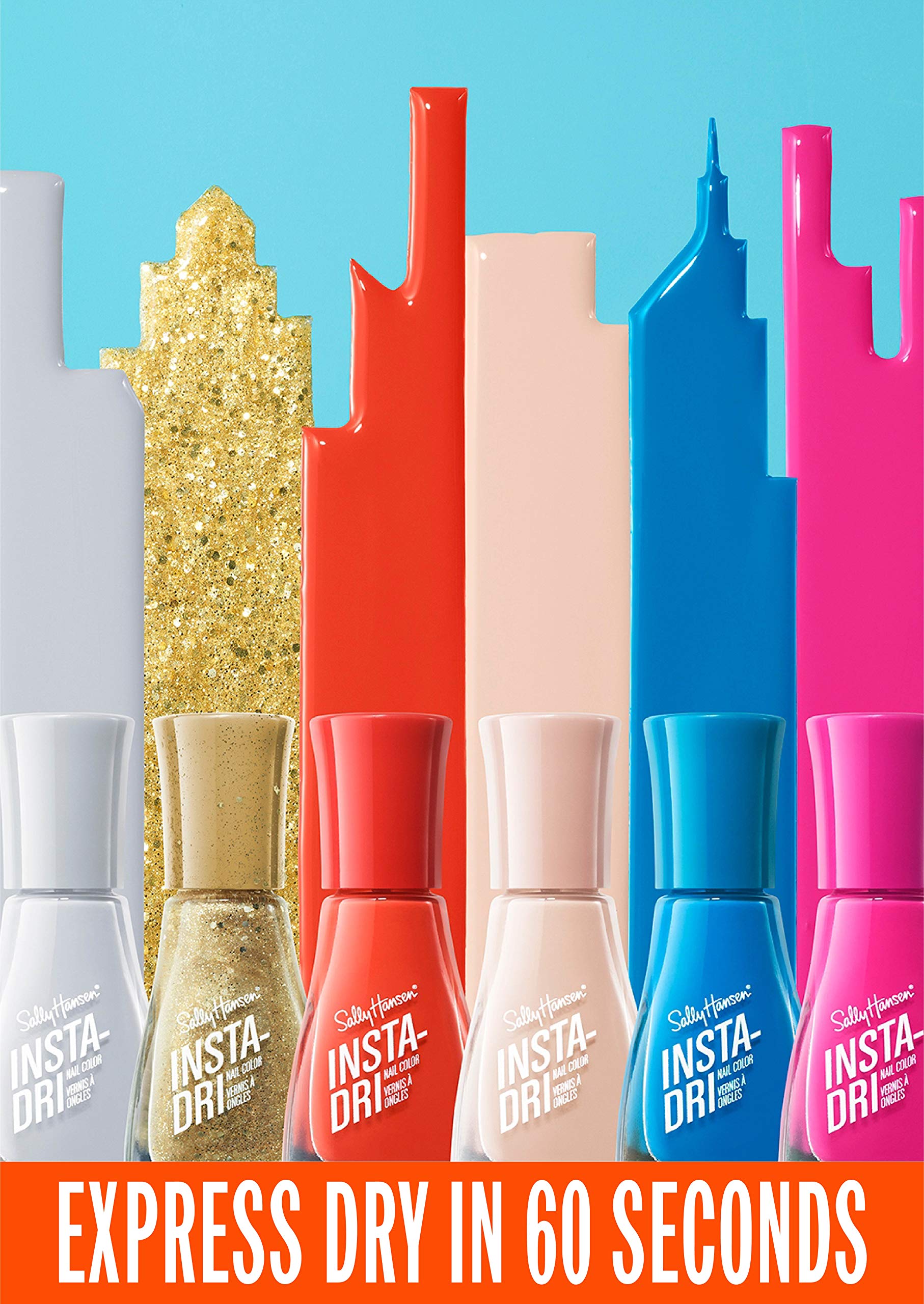 Foto 7 | Esmalte De Uñas Sally Hansen Insta-dri Fast-dry Silver Stallion - Venta Internacional.