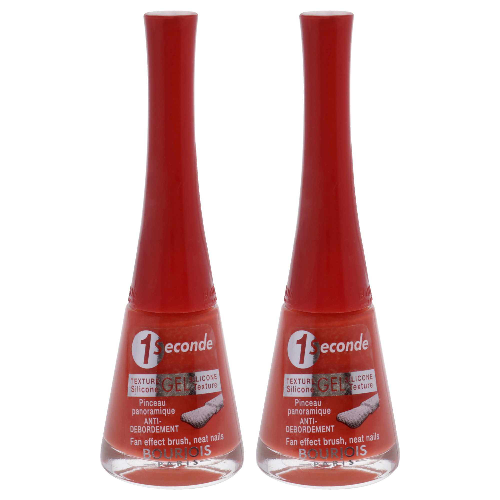 Foto 2 pulgar | Esmalte De Uñas Bourjois 1 Seconde 10 Rouge Poppy  Paquete De 2 - Venta Internacional.