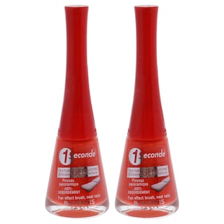 Foto 1 | Esmalte De Uñas Bourjois 1 Seconde 10 Rouge Poppy Paquete De 2 - Venta Internacional.