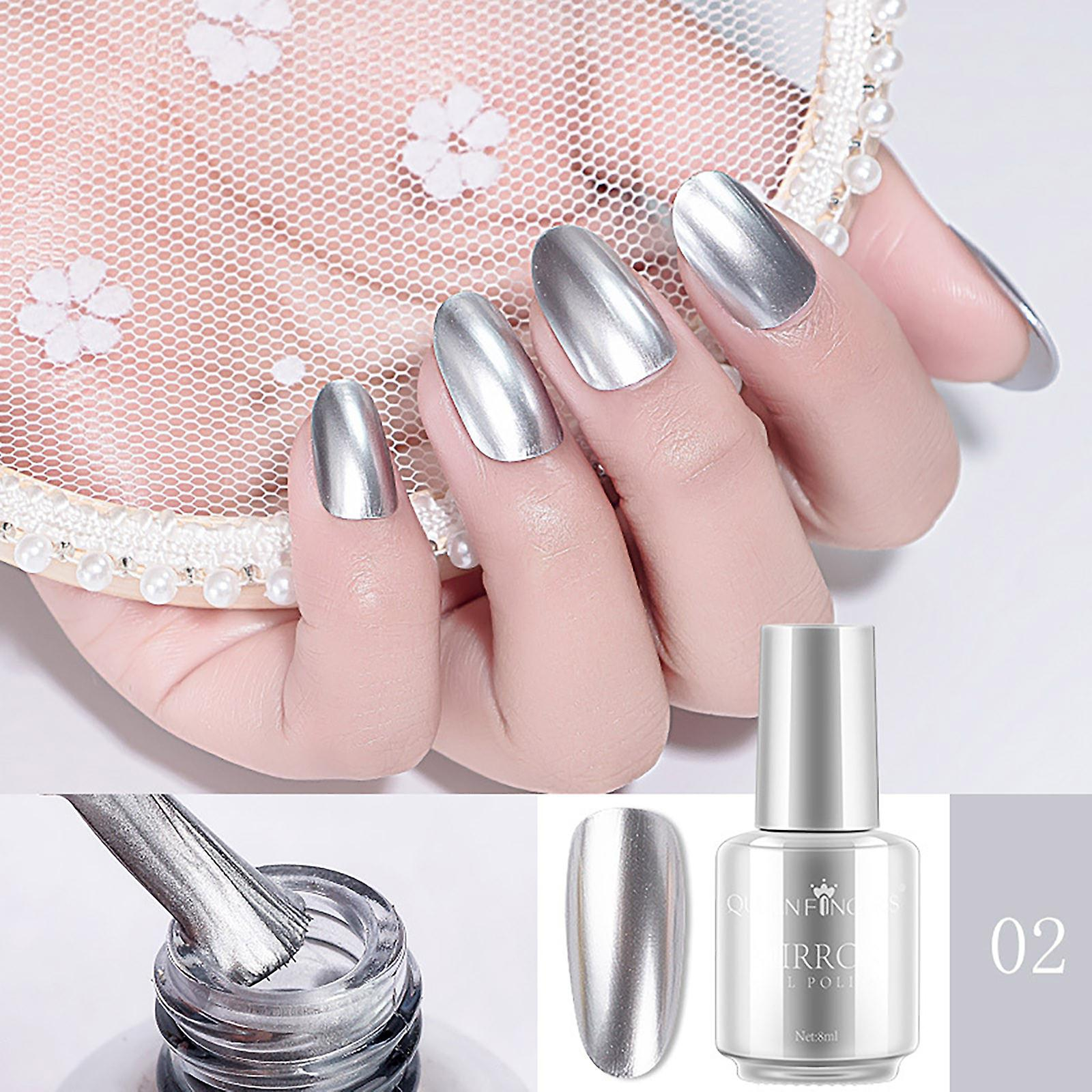 Foto 3 pulgar | Esmalte De Uñas Huoguo  Metálico  No Pelable  De Larga Duración  8 Ml - Venta Internacional.