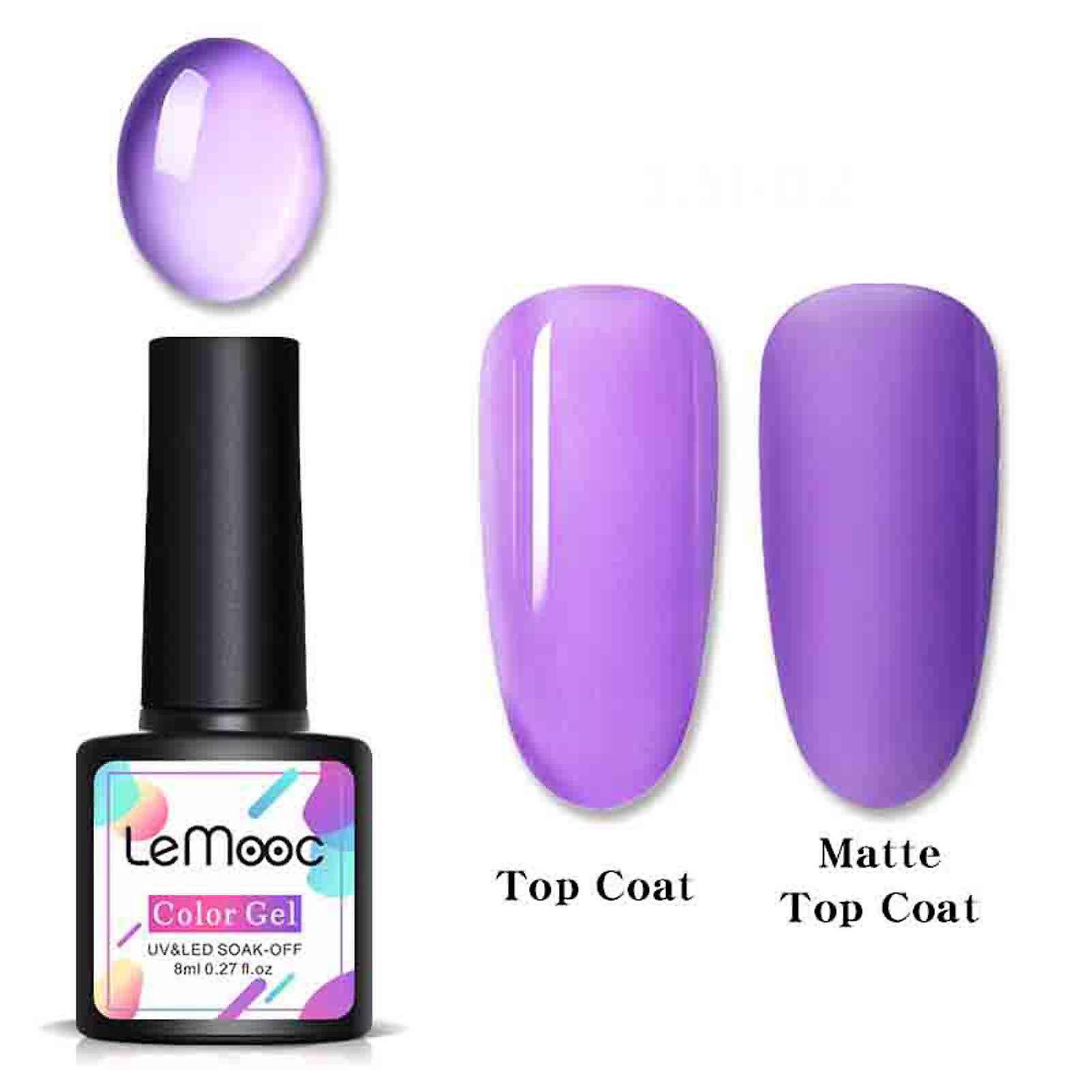 Foto 3 pulgar | Esmalte De Uñas Huoguo  Sellador Esmerilado Sin Lavado  8 Ml  Uv Mate - Venta Internacional.