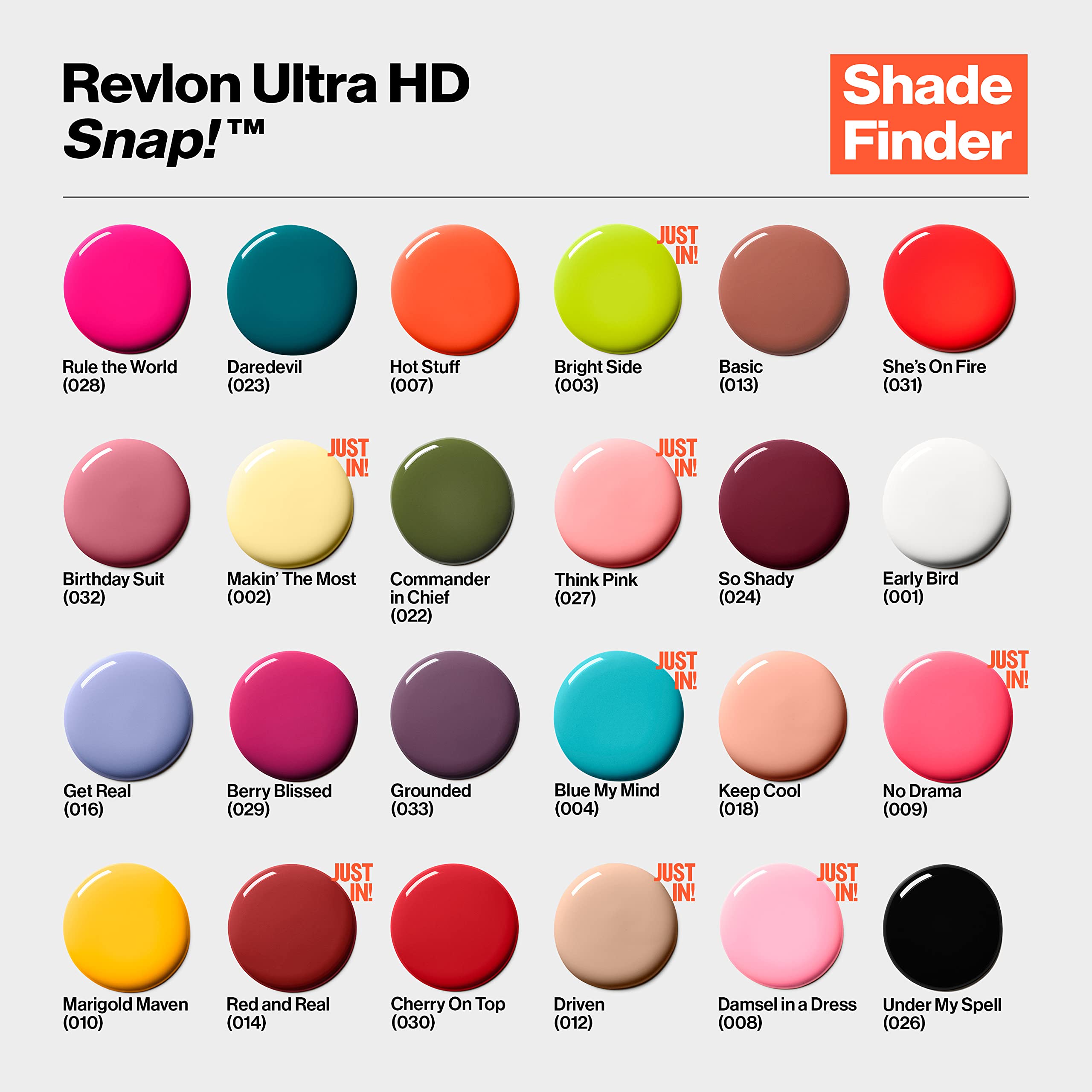 Foto 6 | Esmalte De Uñas Revlon Ultra Hd Snap 033 Grounded 8 Ml 100% Vegano - Venta Internacional.