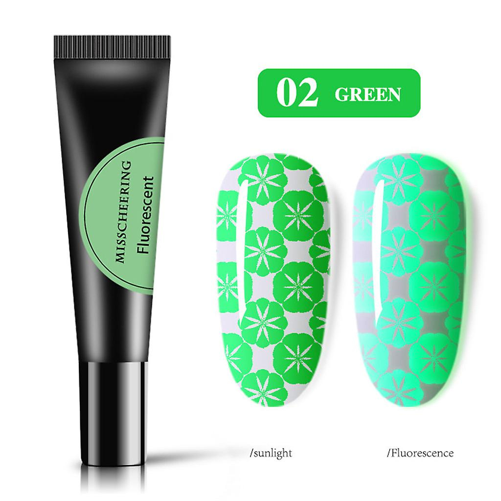 Foto 3 pulgar | Esmalte De Uñas En Gel Huoguo Fluorescent Neon Luminous Glow 8 Ml - Venta Internacional.