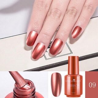 Foto 2 | Esmalte De Uñas Huoguo Metálico No Pelable De Larga Duración 8 Ml - Venta Internacional.