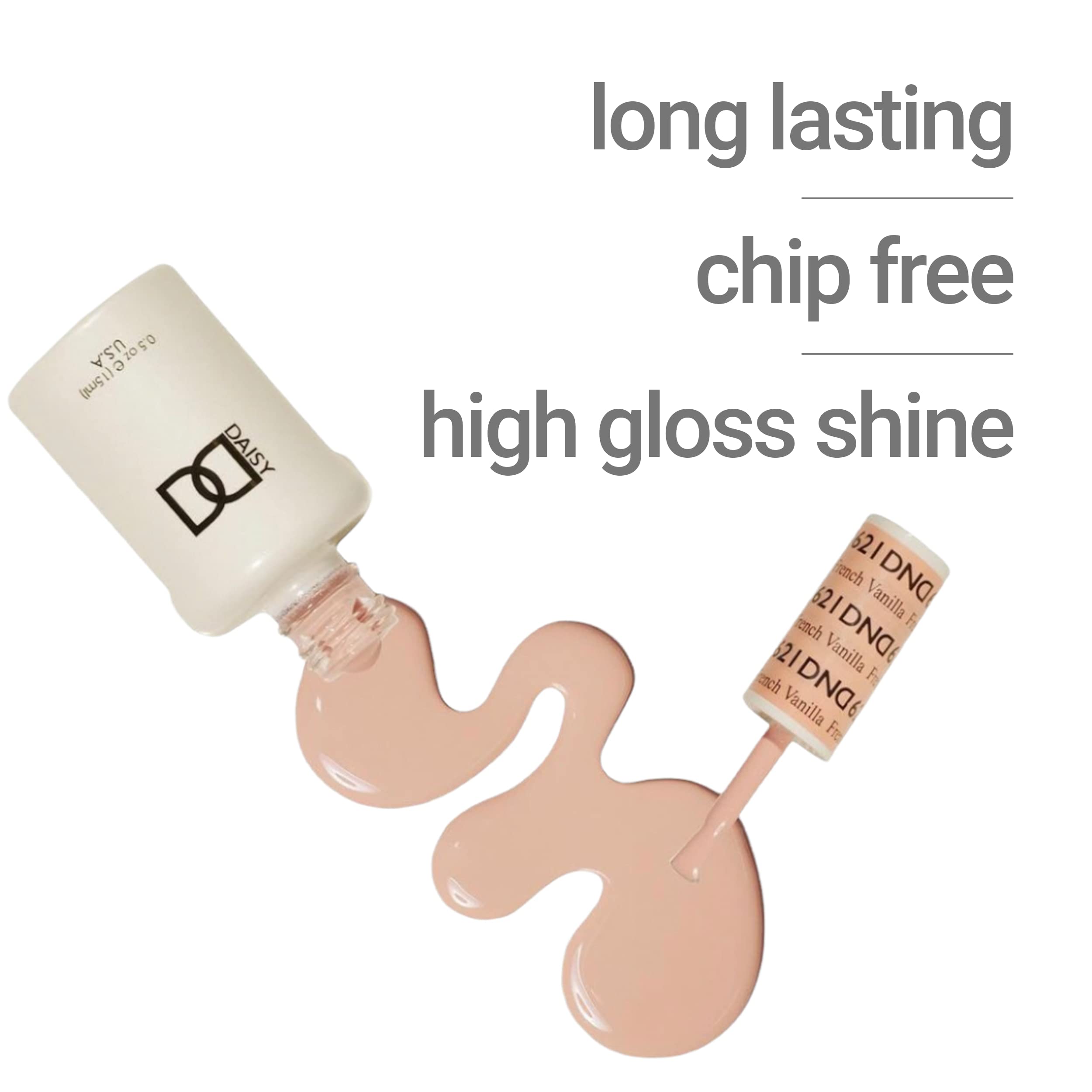 Foto 5 pulgar | Set De Esmaltes En Gel Daisy Dnd 601 Ballet Pink De 15 Ml Con Laca - Venta Internacional.