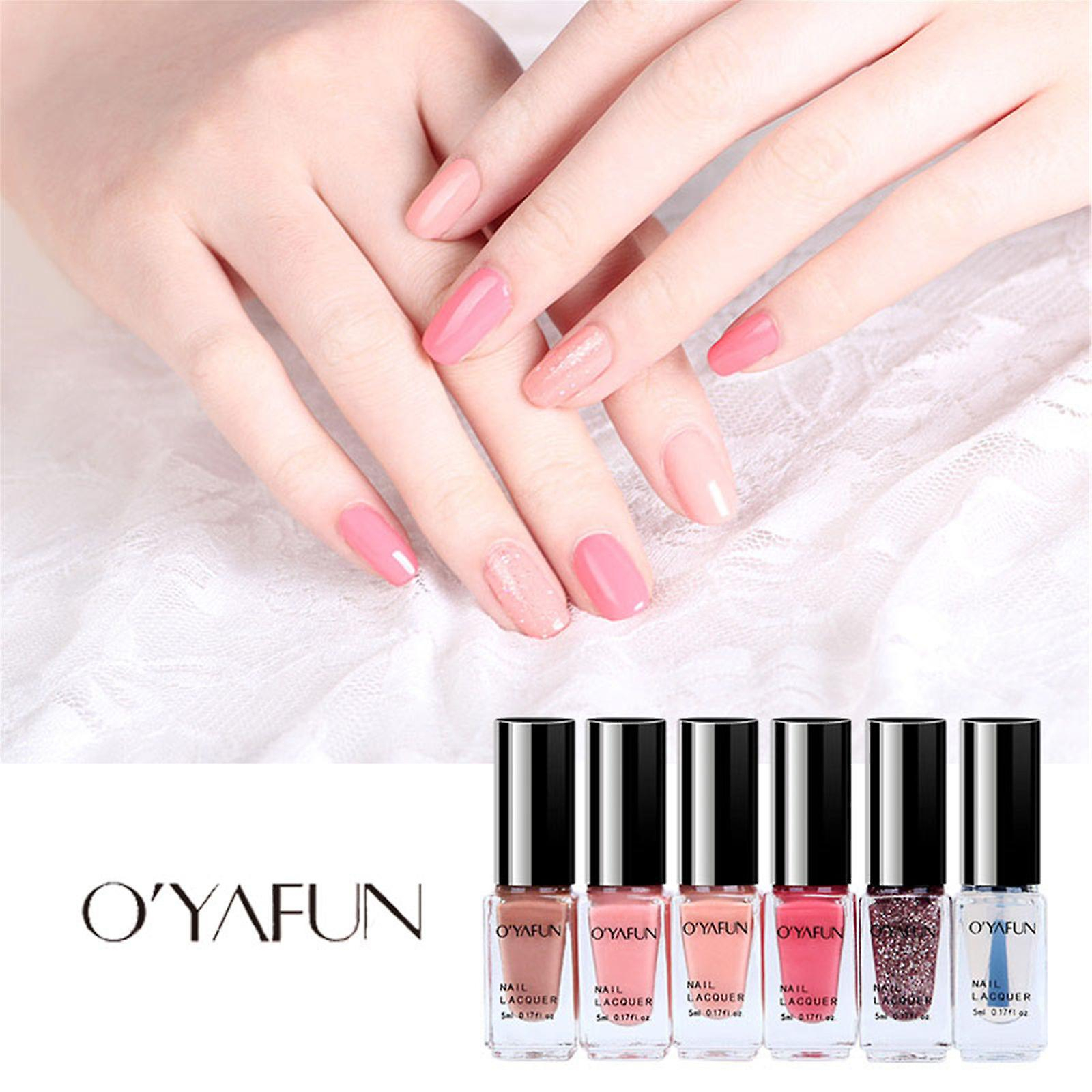 Foto 2 pulgar | Esmalte De Uñas Oyafun Daily Disposable A Base De Agua  5 Ml  6 Colores - Venta Internacional.