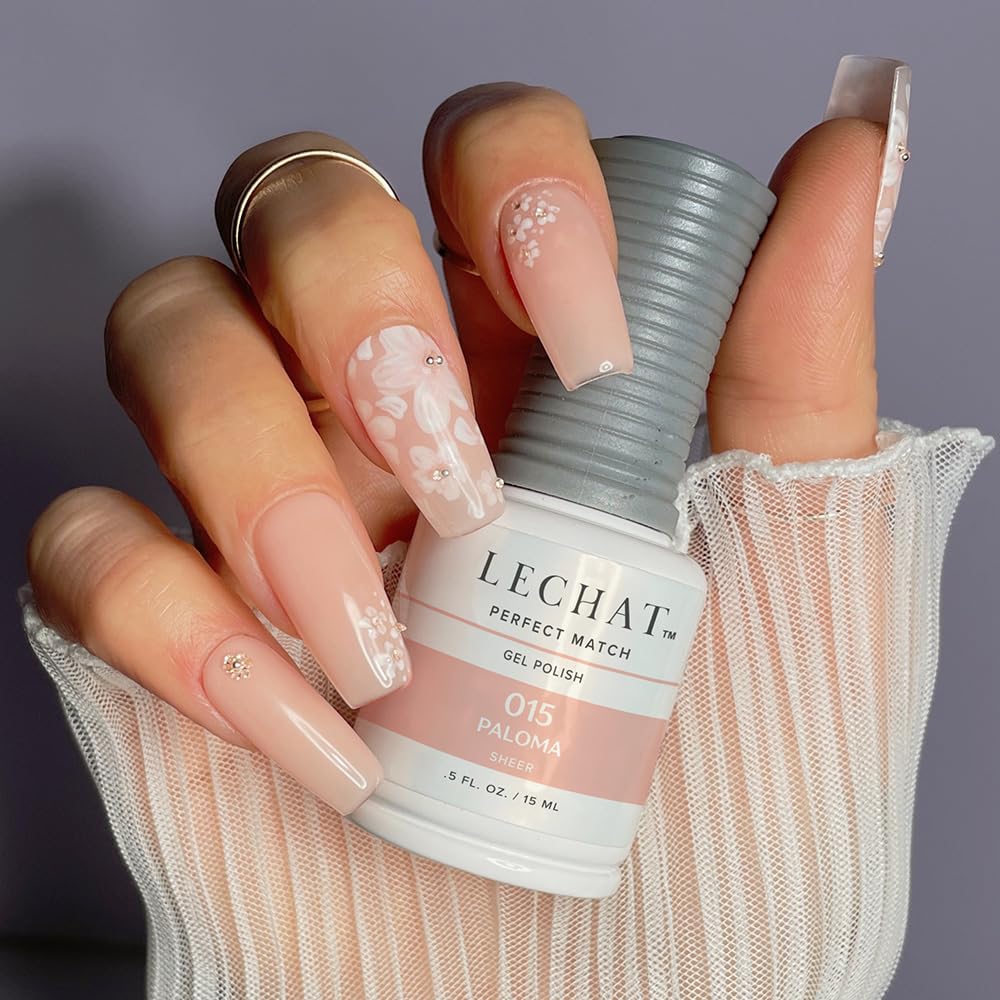 Foto 4 pulgar | Set De Esmaltes De Uñas Lechat Perfect Match Paloma Sheer Pink Nude - Venta Internacional.