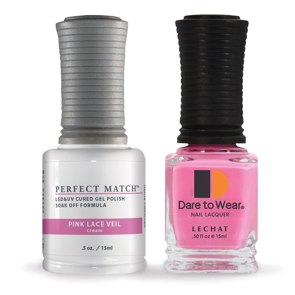 Foto 2 pulgar | Esmalte en Gel LeChat Perfect Match Pink Lace Veil 15 ml - Venta Internacional