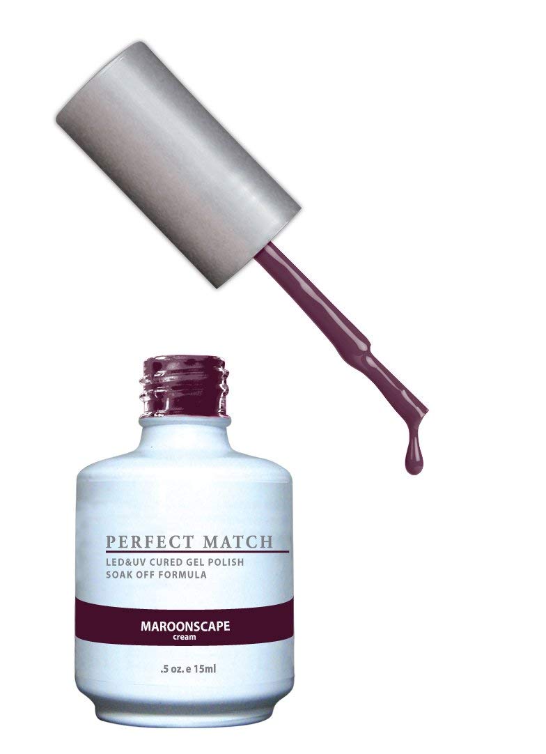 Foto 3 pulgar | Esmalte en Gel Lechat Perfect Match Maroonscape 15 ml - Venta Internacional