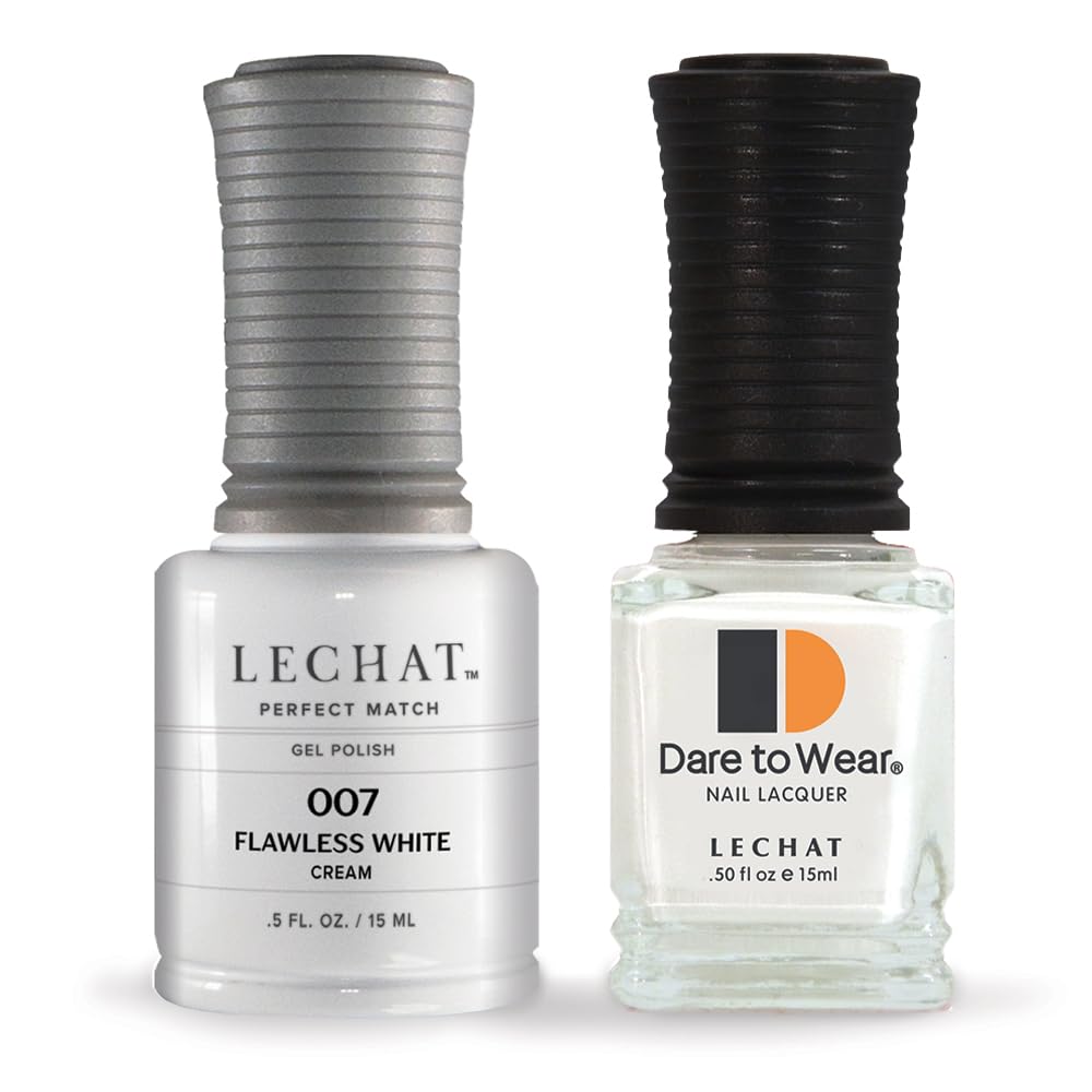 Esmalte En Gel Lechat Perfect Match Flawless White 15 Ml - Venta Internacional.