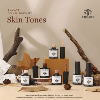 Foto 2 | Set de Esmaltes de Uñas en Gel Modelones Chocolate - Venta Internacional