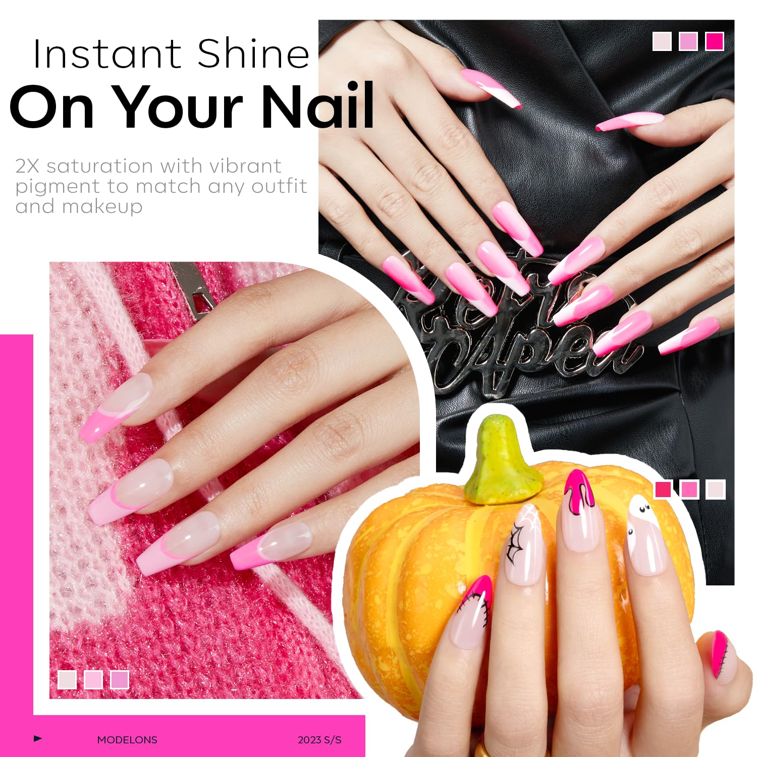 Foto 4 pulgar | Set de Esmaltes de Uñas en Gel Modelones Rosa 6 Colores- Venta Internacional