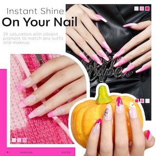 Foto 3 | Set de Esmaltes de Uñas en Gel Modelones Rosa 6 Colores- Venta Internacional