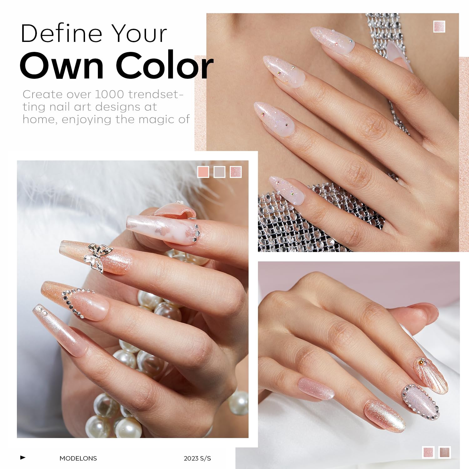 Foto 5 | Set de Esmaltes de Uñas en Gel Modelones Nude 6 Colores - Venta Internacional