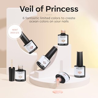 Foto 7 | Set de Esmaltes de Uñas en Gel Modelones Nude 6 Colores - Venta Internacional