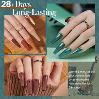 Foto 4 | Set de Esmaltes de Uñas en Gel Modelones 6 Colores Oscuros- Venta Internacional