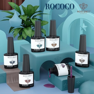 Foto 6 | Set de Esmaltes de Uñas en Gel Modelones 6 Colores Oscuros- Venta Internacional