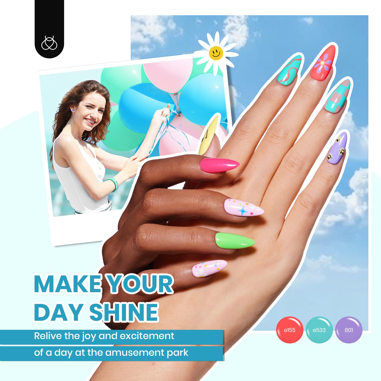 Foto 5 | Kit De Esmaltes De Uñas En Gel Beetles, 85 Unidades Con Luz Uv, 55 Colores - Venta Internacional.