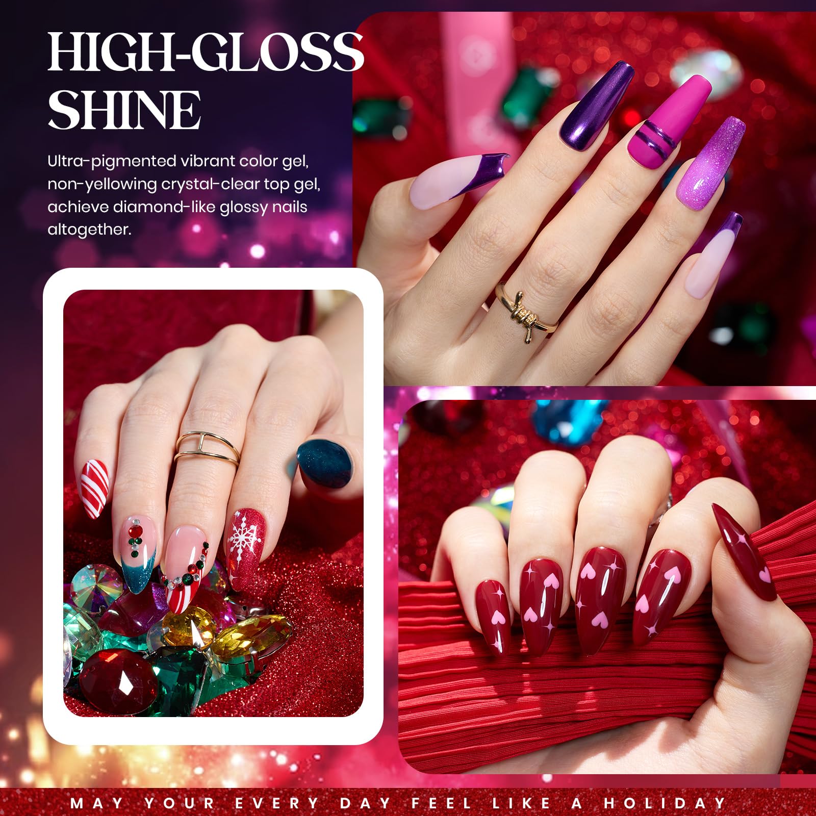 Foto 6 pulgar | Set De Esmaltes En Gel Beetles Winter Glitter, 39 Unidades, Para Niñas - Venta Internacional.
