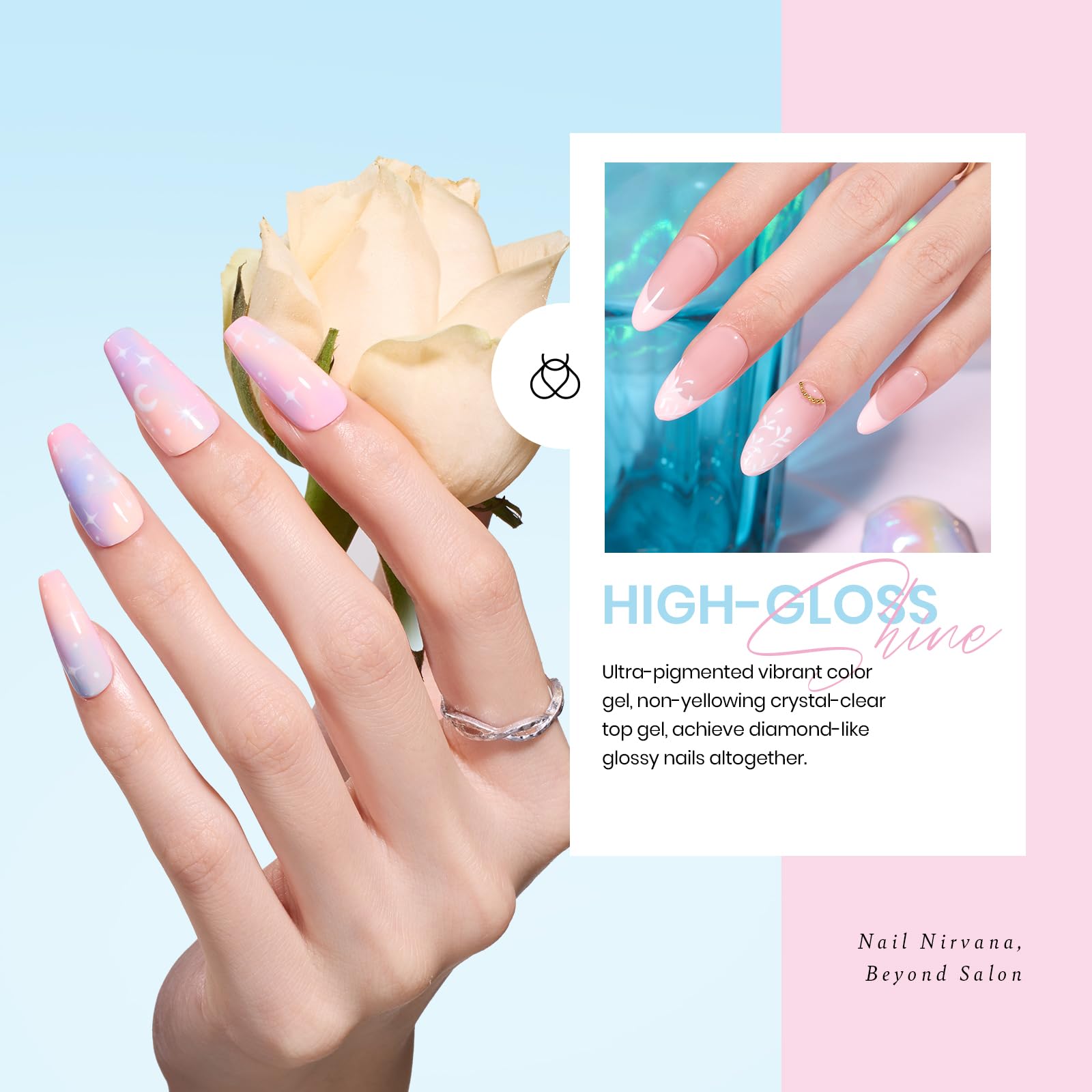 Foto 4 | Set De Esmaltes De Uñas En Gel Beetles, 20 Colores, Con Purpurina Pastel Primaveral - Venta Internacional.