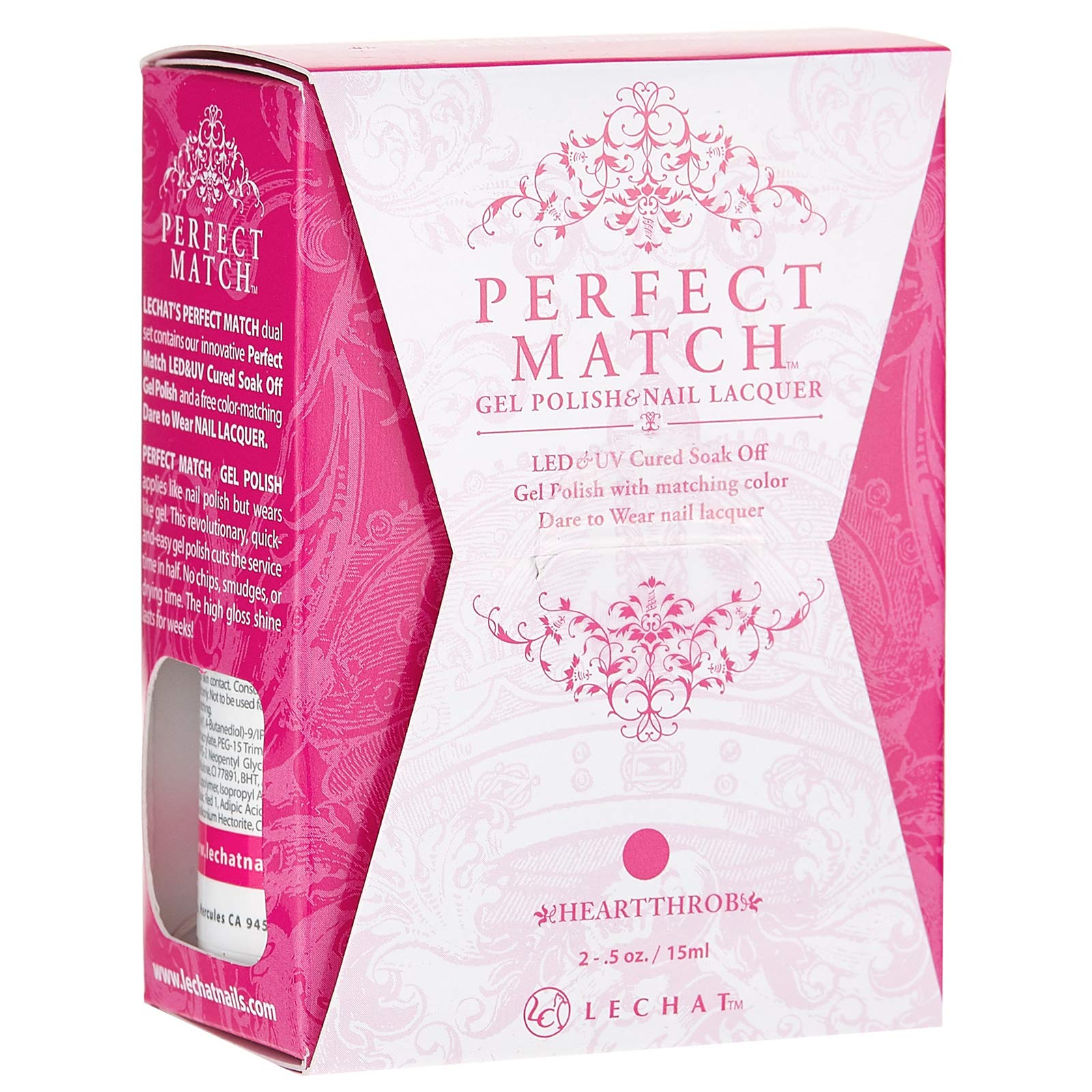 Foto 2 pulgar | Esmalte En Gel Lechat Perfect Match Heartthrob 15 Ml (pms200) - Venta Internacional.