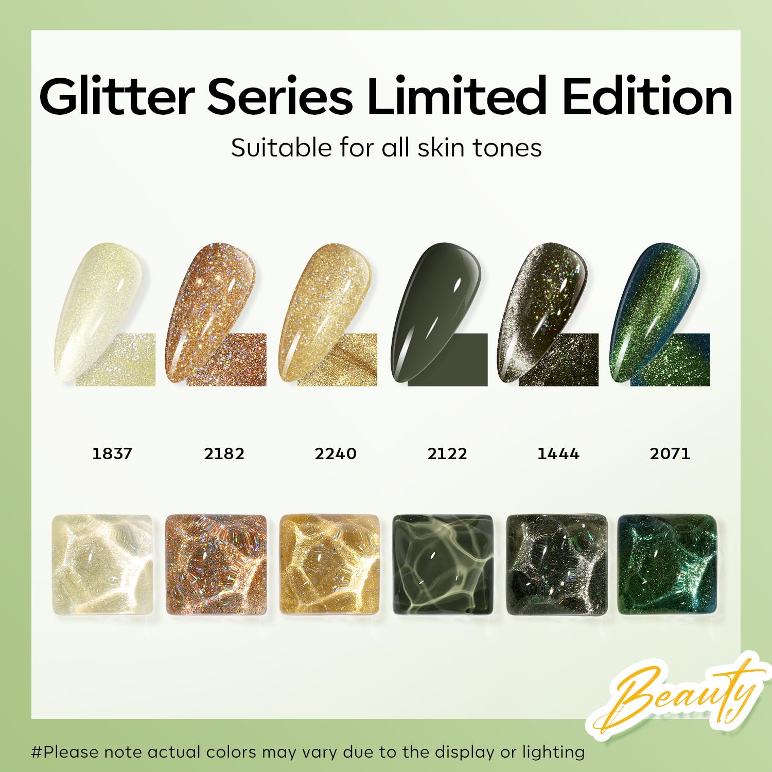 Foto 3 pulgar | Set De Esmaltes De Uñas En Gel Modelones, 6 Colores Con Imán, Diseño De San Patricio - Venta Internacional.