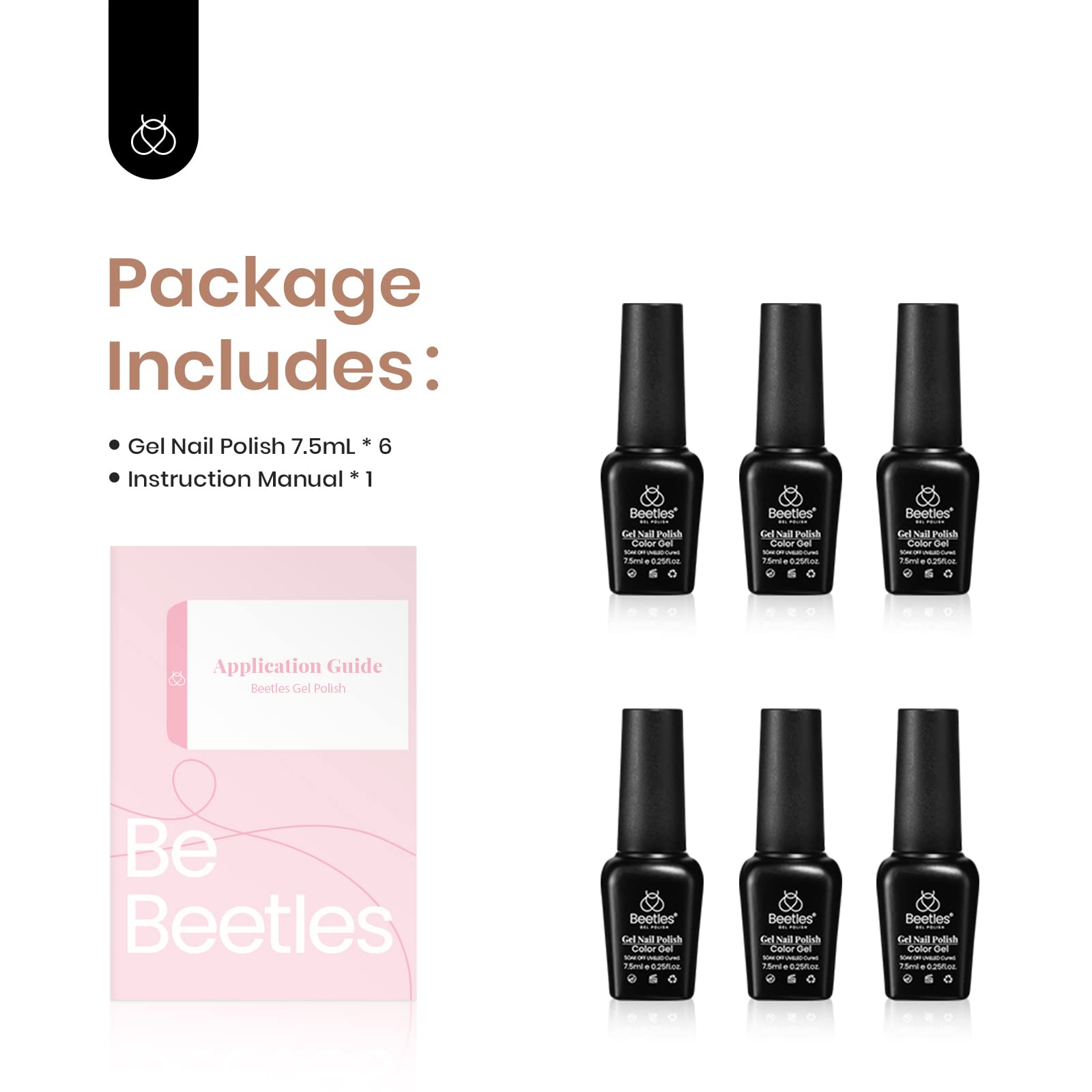Foto 7 | Set De Esmalte De Uñas Beetles Jelly Gel, Vestido De Ballet De 6 Colores - Venta Internacional.