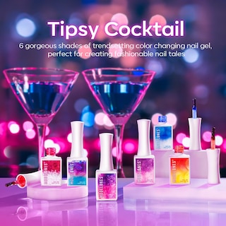 Foto 6 | Set de Esmaltes para Uñas en Gel Cambian de Color 6 Colores 10 ml c/u - Venta Internacional