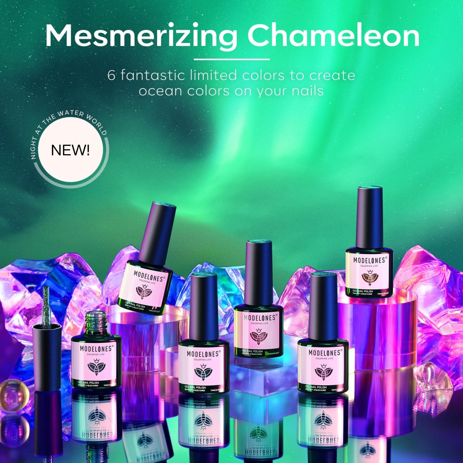 Foto 2 | Set de Esmaltes de Uñas En Gel 6 Colores - Venta Internacional