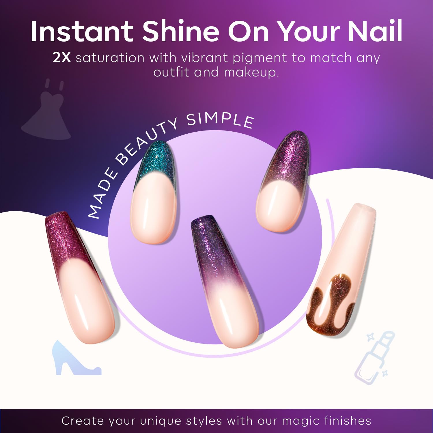 Foto 8 pulgar | Set de Esmaltes de Uñas En Gel 6 Colores - Venta Internacional